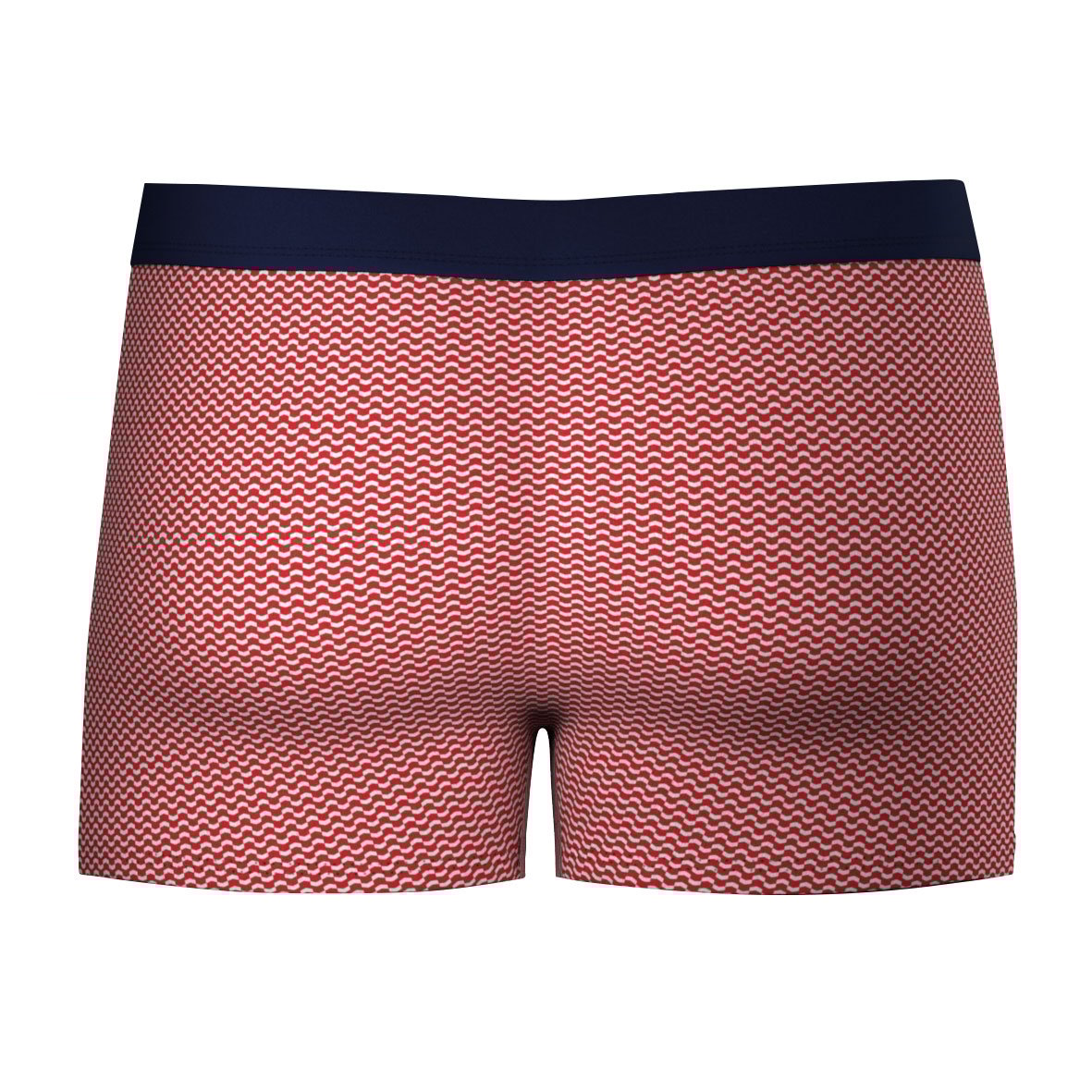 French-made recycled fiber swimming boxers EMINENCE Red