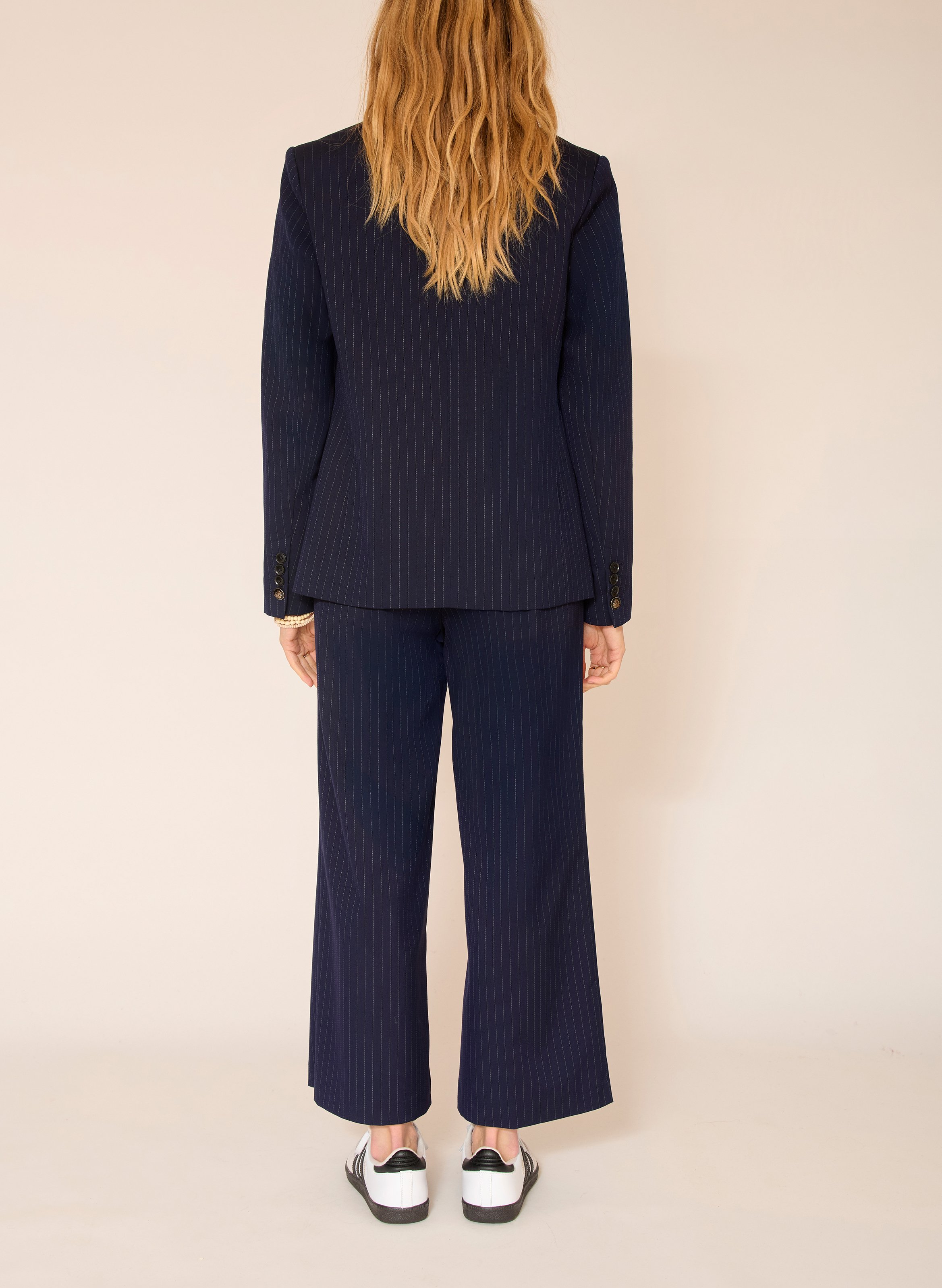 Giacca tailleur a righe Navy Mkt Donna Place des Tendances