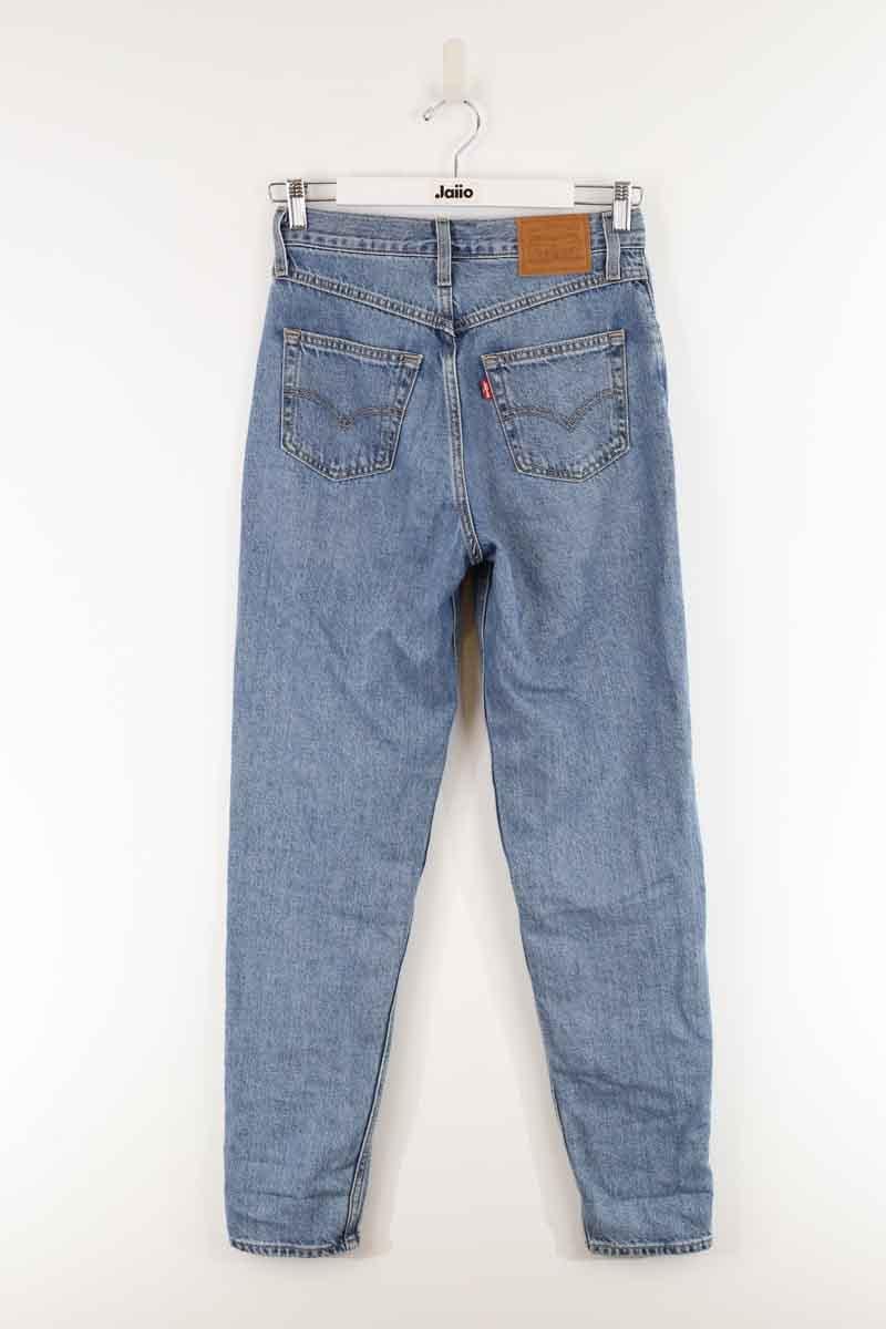 Cotton straight jeans LEVI'S - Seconde main Blue