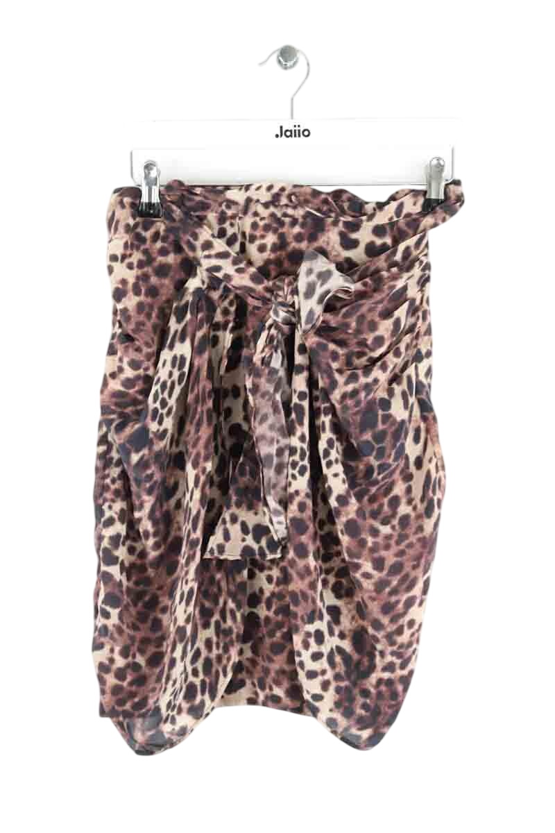 Silk mini-skirt ISABEL MARANT ÉTOILE - SECONDE MAIN Brown