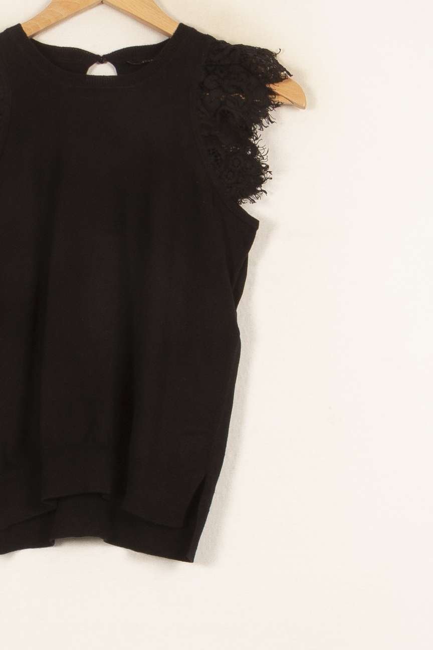 Top & tank top TARA JARMON - Seconde Main Black