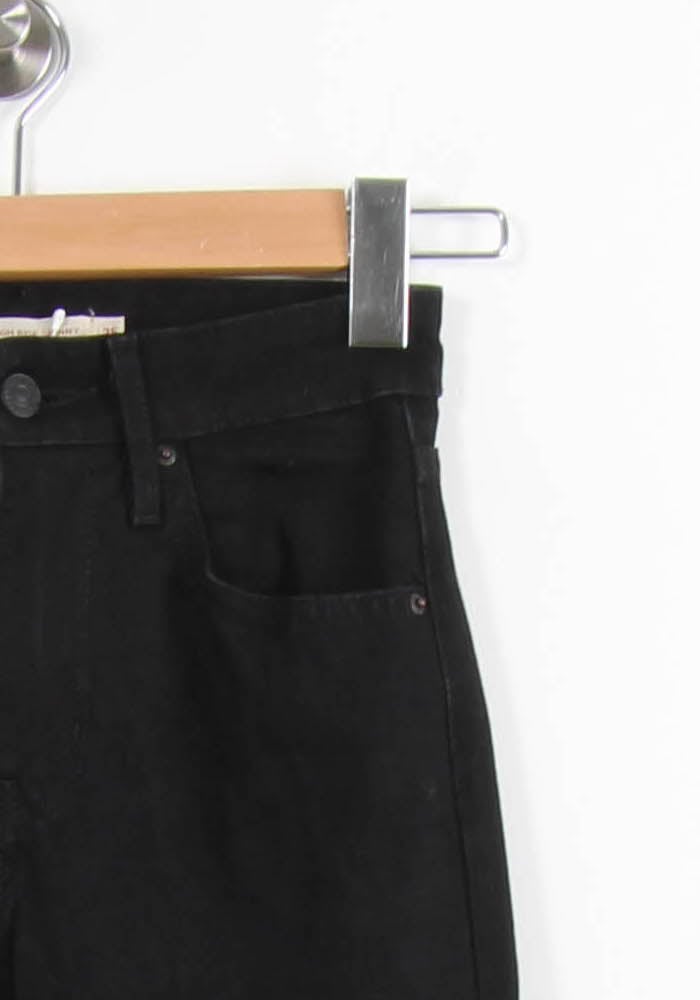 Cropped slim jeans with studs LEVI'S - Seconde main Black