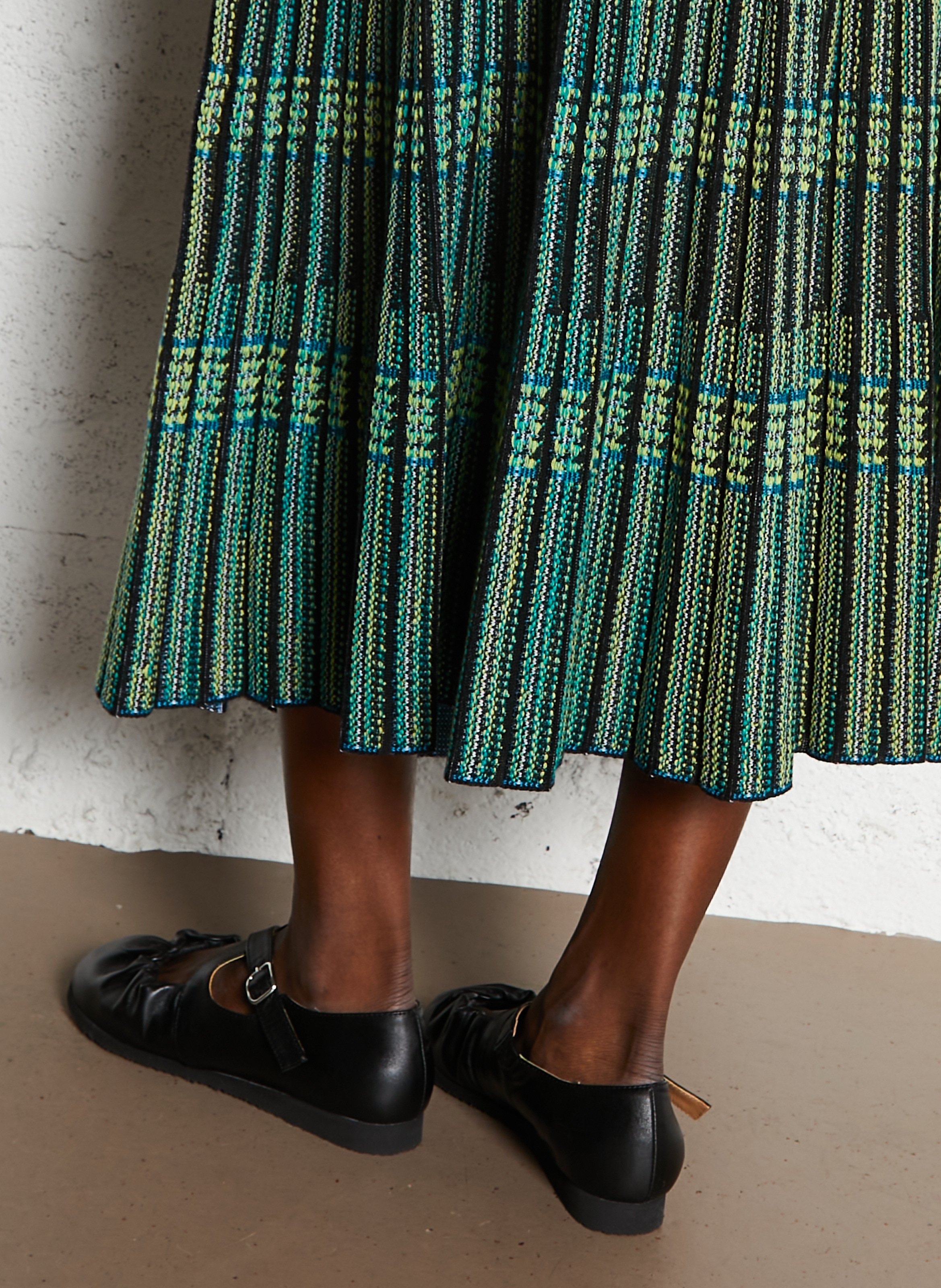 Jupe midi plissée MES DEMOISELLES Multicolore