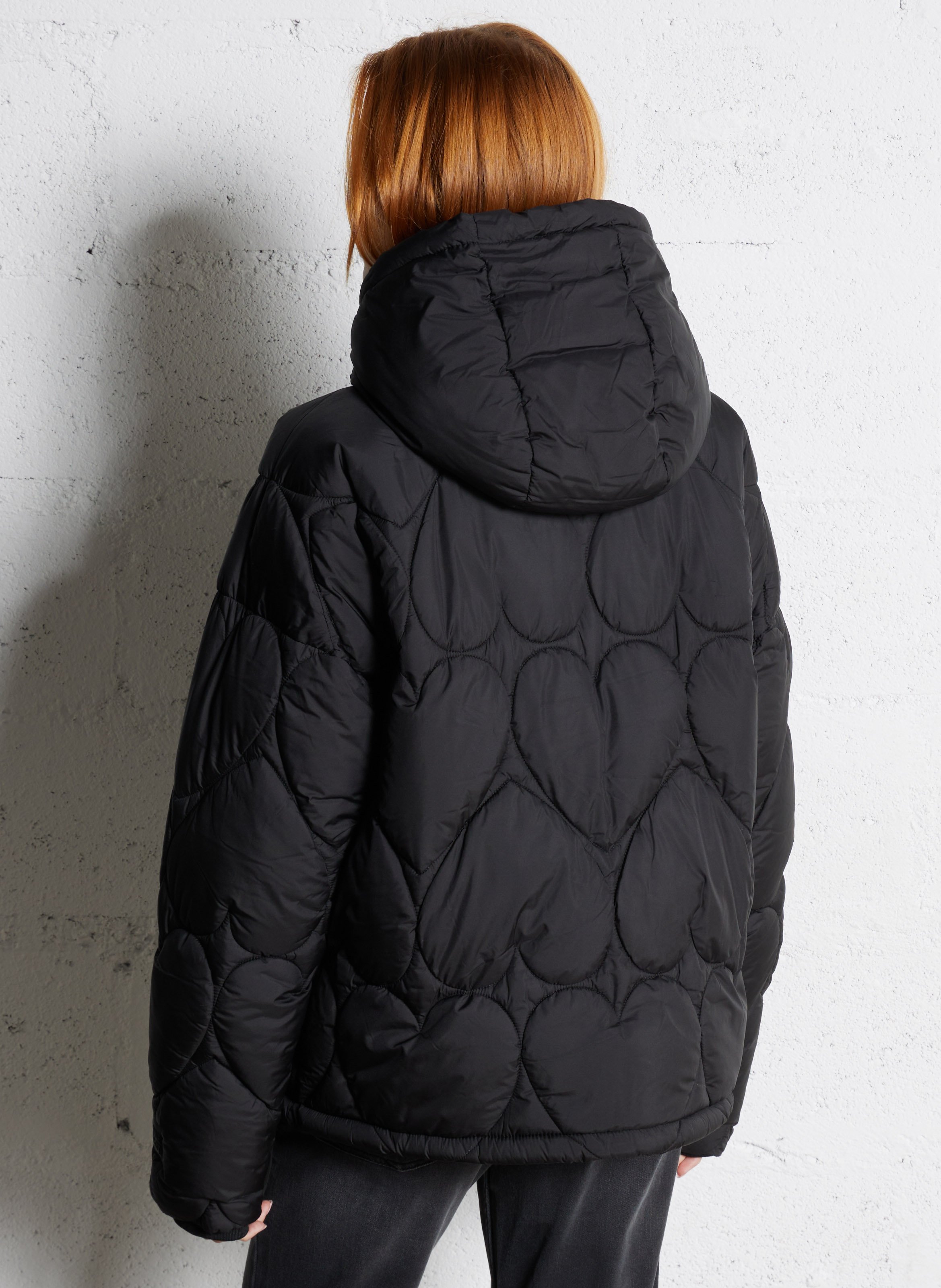 Oversized jas van synthetische bont FABIENNE CHAPOT Zwart