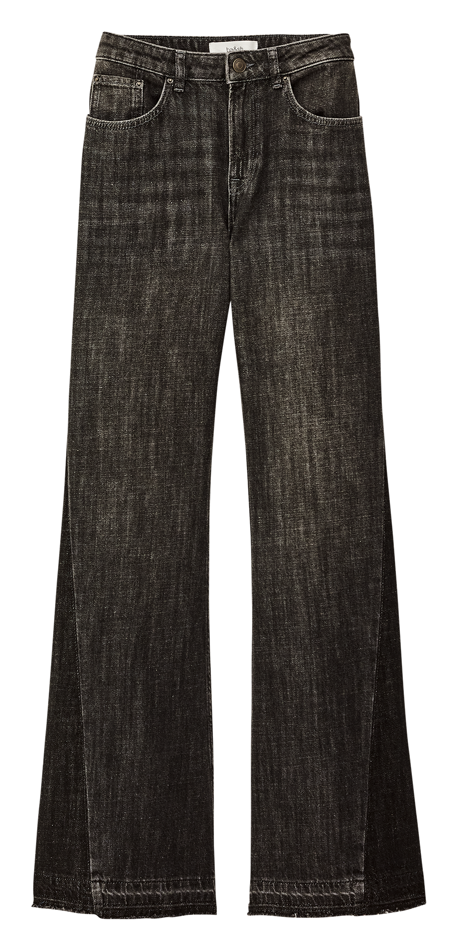 Jean flare en coton bio BA&SH Noir