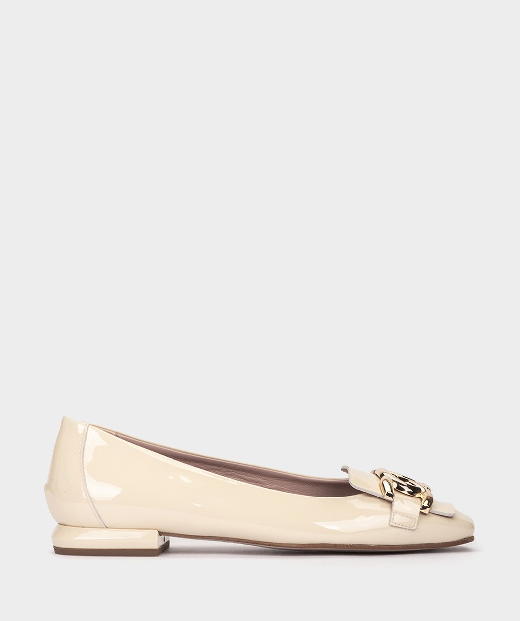 White patent leather ballet flats PEDRO MIRALLES White