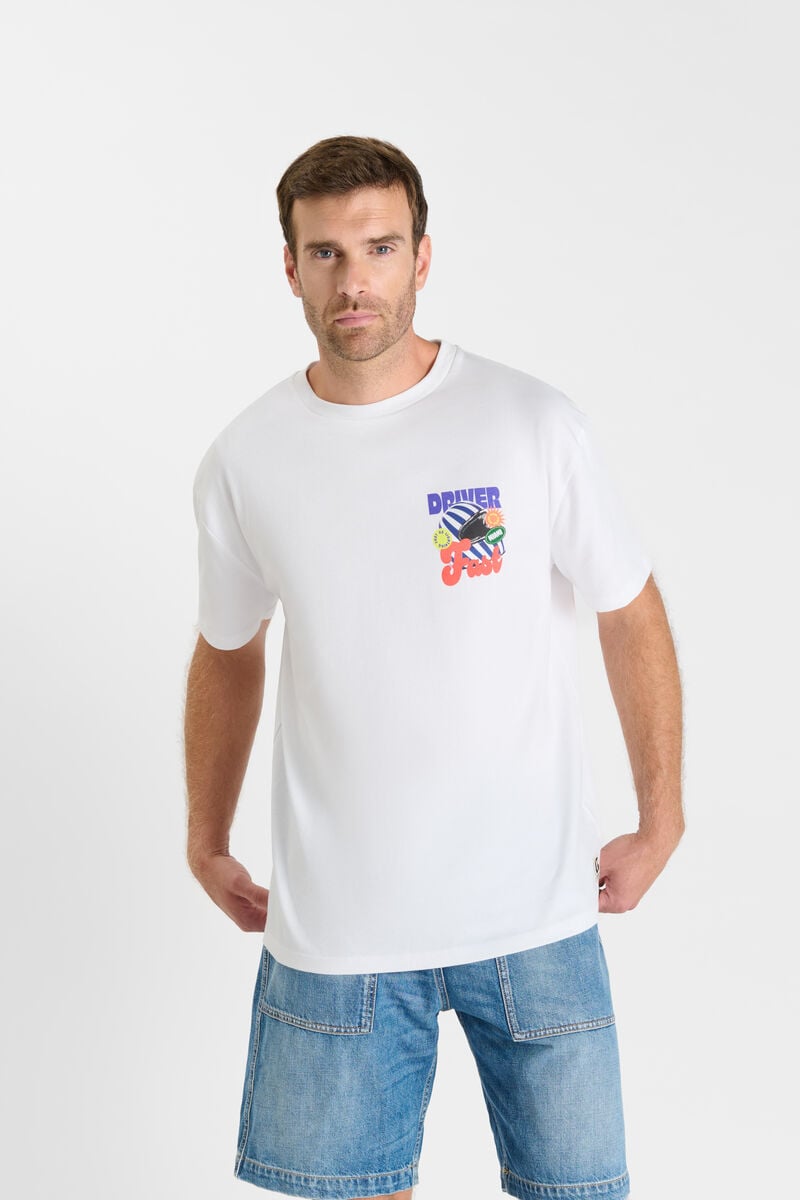 Tommy Badge T-shirt LE TEMPS DES CERISES White