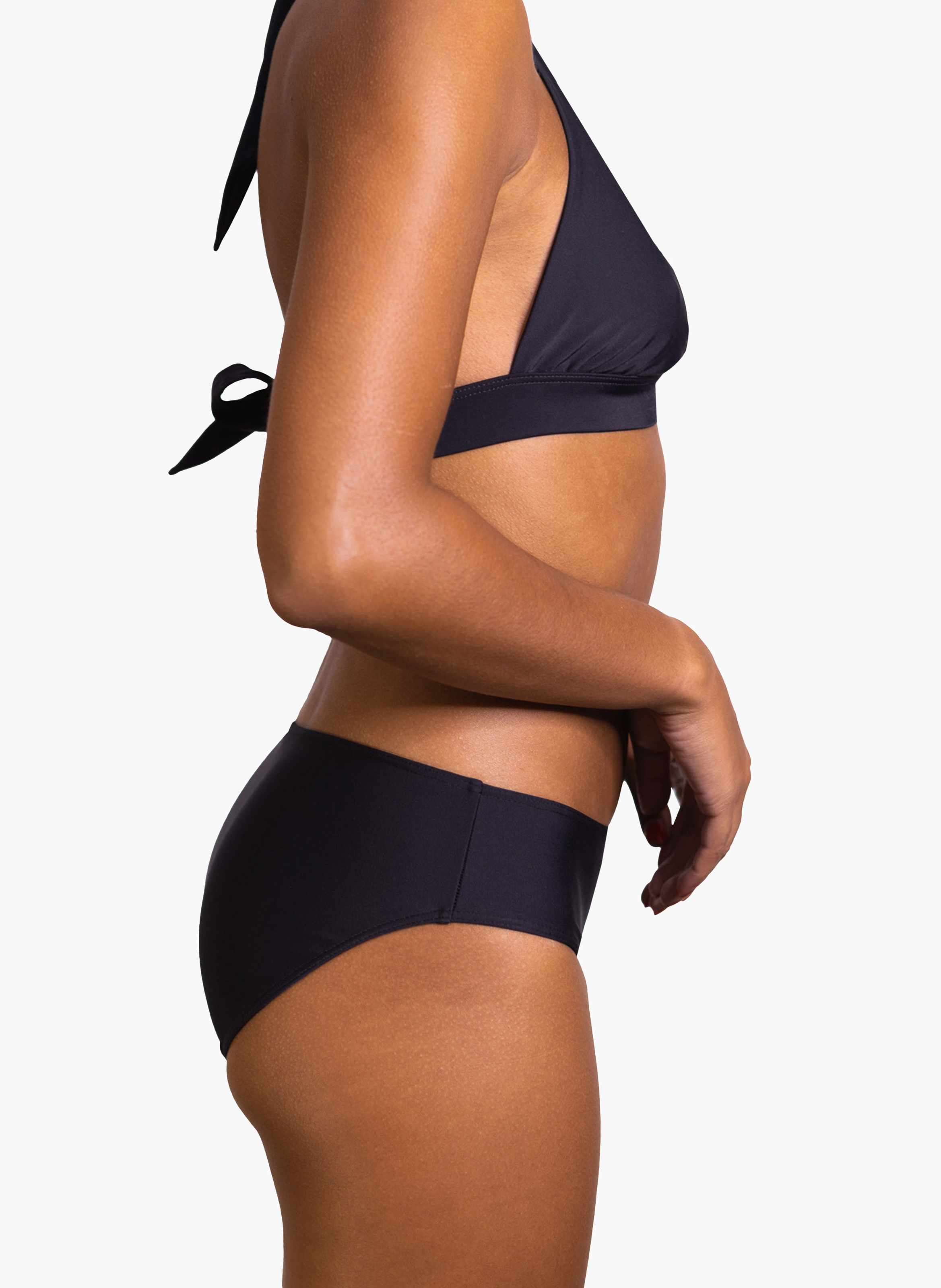 Culotte de maillot de bain mi-haute REJEANNE Noir