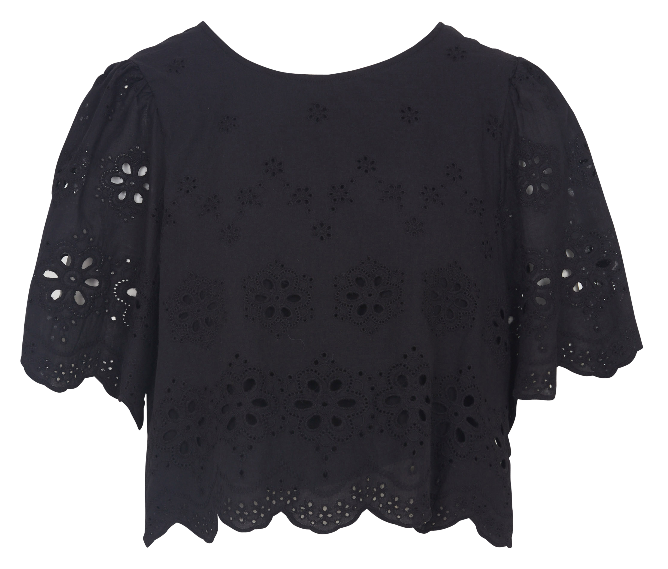 Top col v en coton SEE U SOON