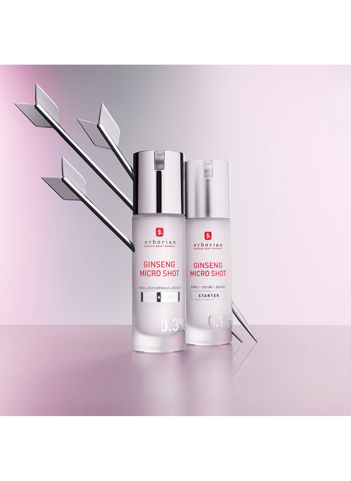 Ginseng Micro Shot Advanced 0.3 - Sérum intensif micro-infusion retexturant (concentration en spicules 0.3%) ERBORIAN No color