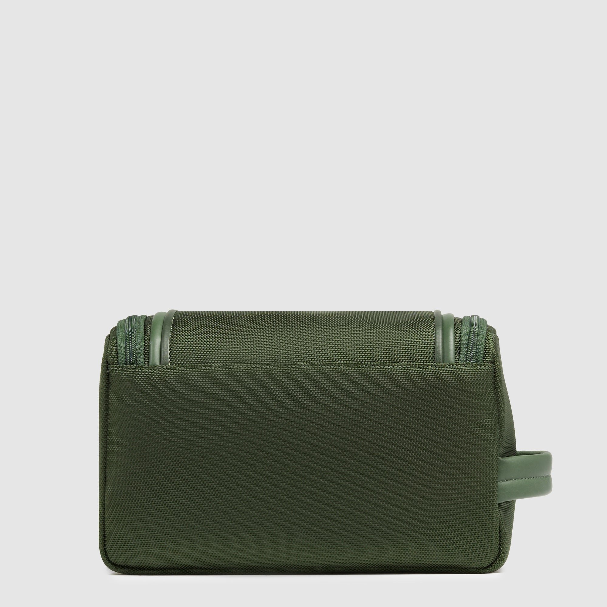 Recycled fabric toiletry pouch Green