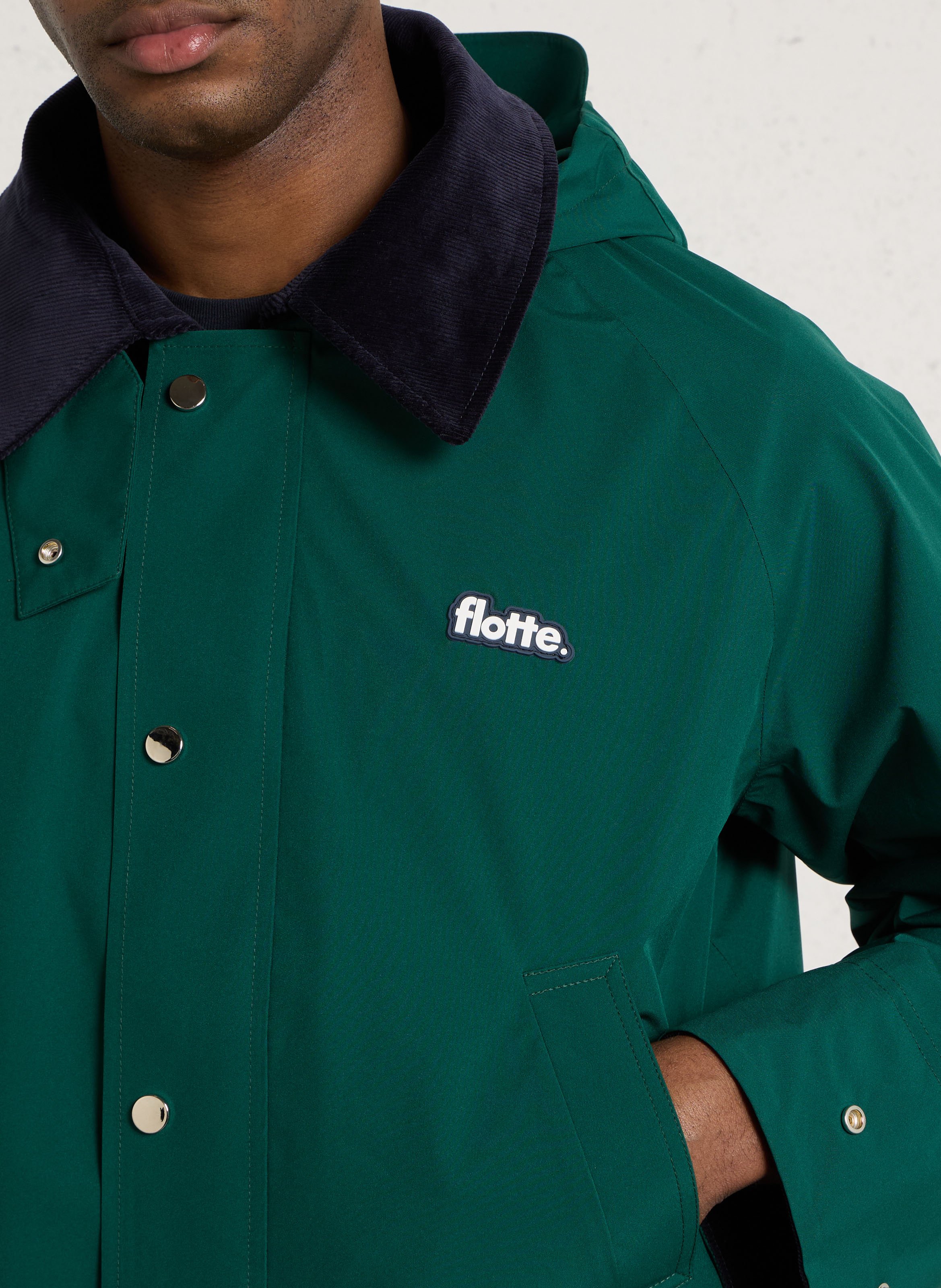 Blouson mit klassischem Kragen FLOTTE Grun