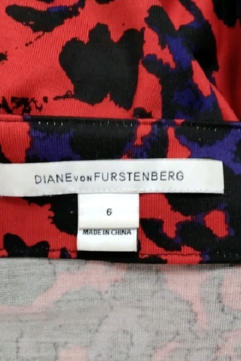 Robe DIANE VON FURSTENBERG - Seconde Main Rouge