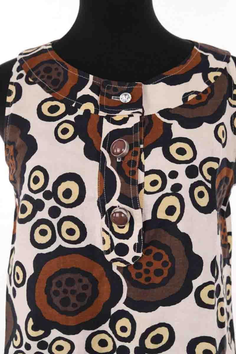 Robe TARA JARMON - Seconde Main Marron