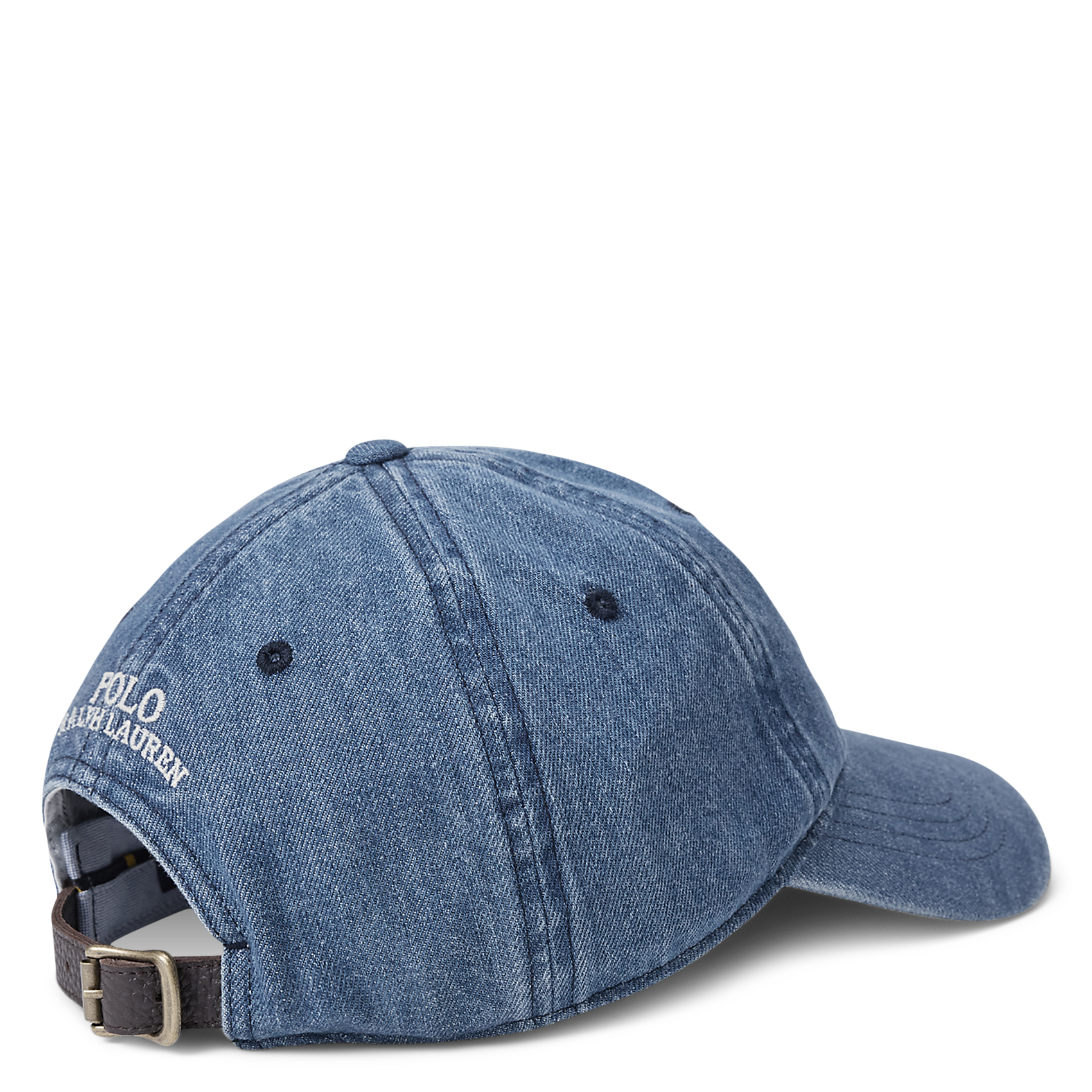 Denim cap with embroidered logo POLO RALPH LAUREN Blue