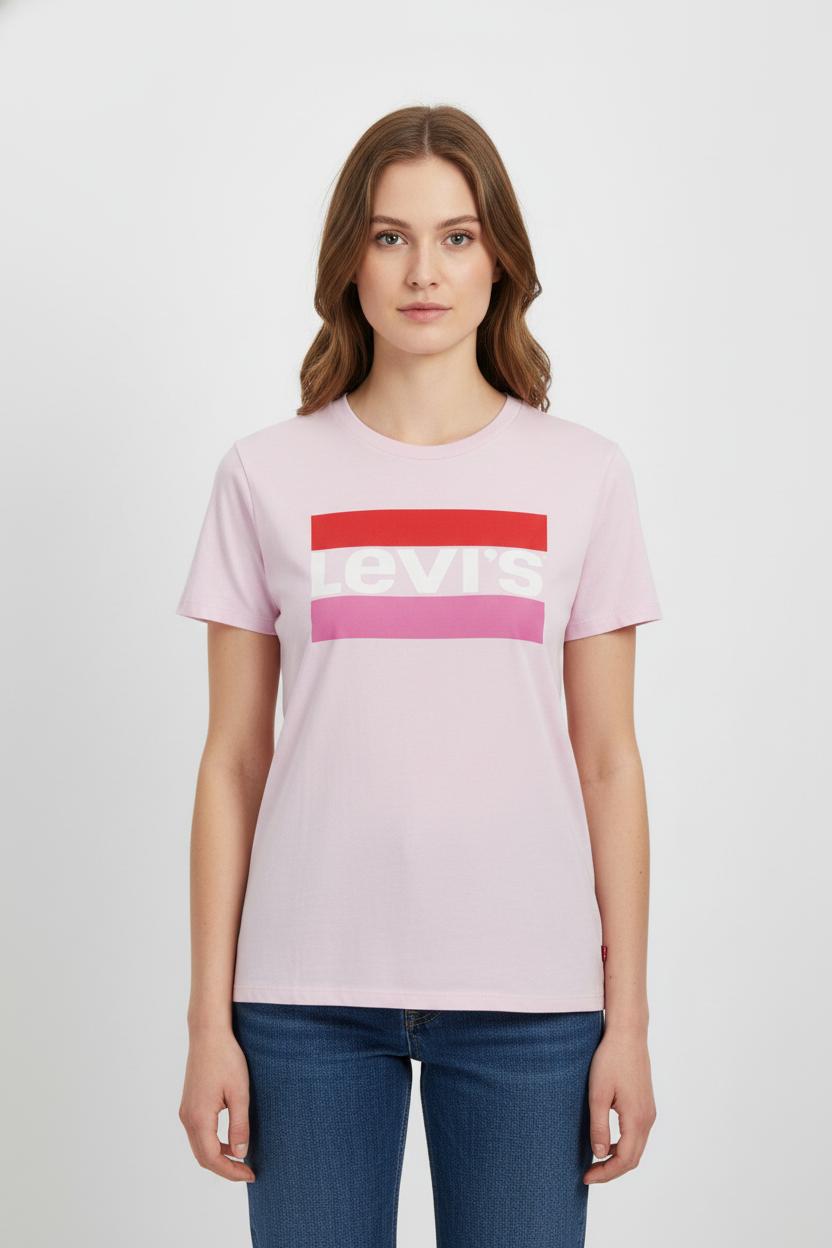 T-shirt LEVI'S - Seconde main Pink