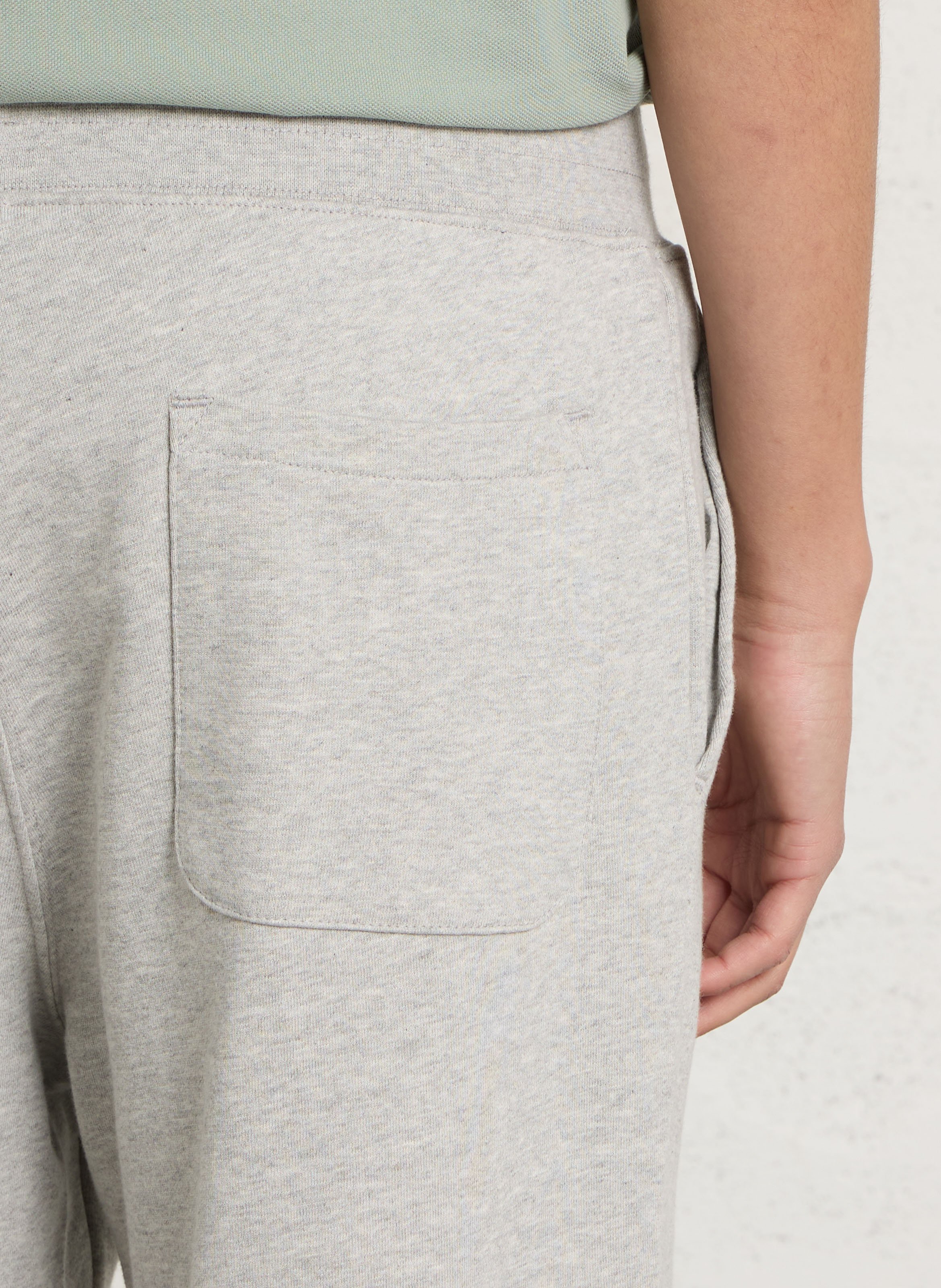 Jogging taille haute en coton AU PRINTEMPS PARIS Gris