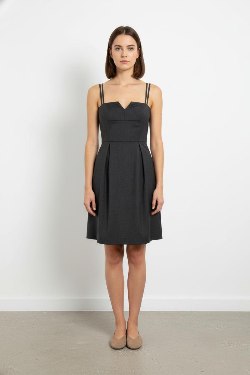 Robe courte & midi TARA JARMON - Seconde Main Gris