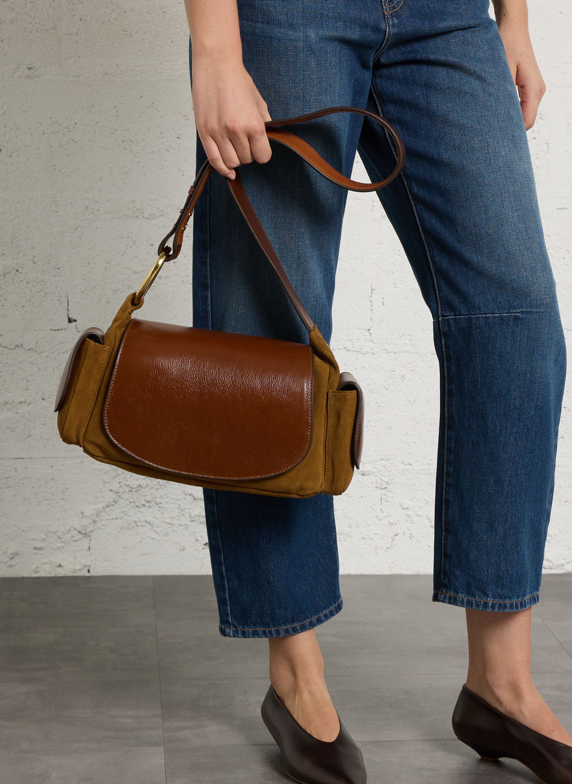 Brieftasche aus Leder CLARIS VIROT Braun
