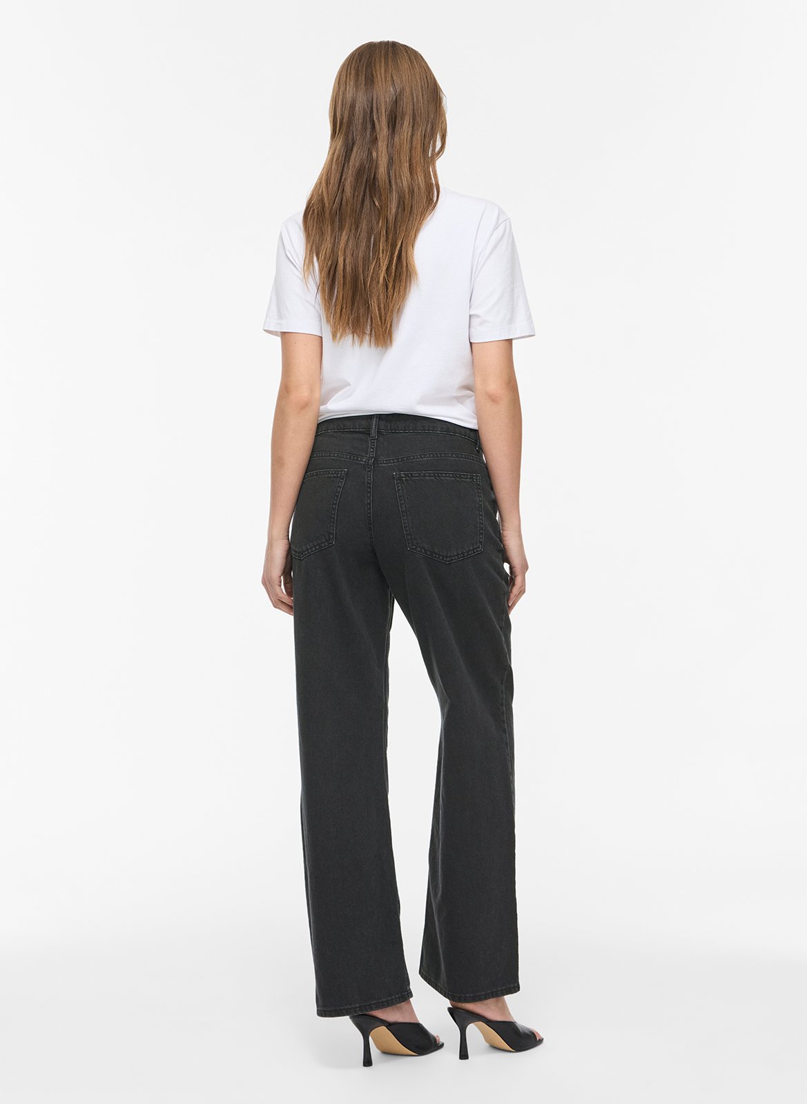 Jean large uni  VILA Noir
