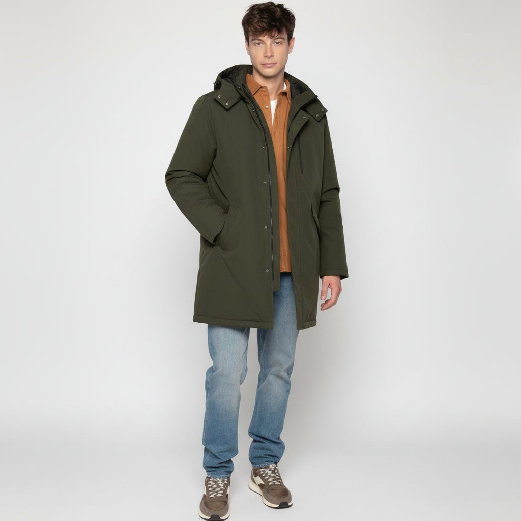 Parka hiver SERGE BLANCO Kaki