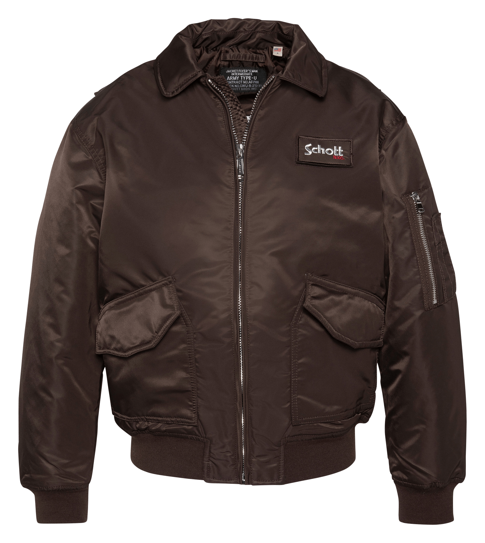 Oversize-Blouson mit Reißverschluss SCHOTT
