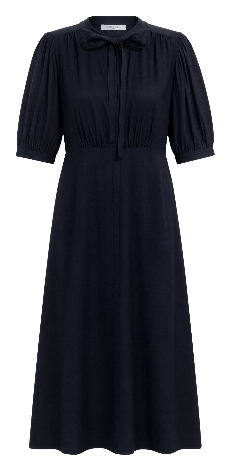 Robe midi cintrée unie GERARD DAREL Bleu