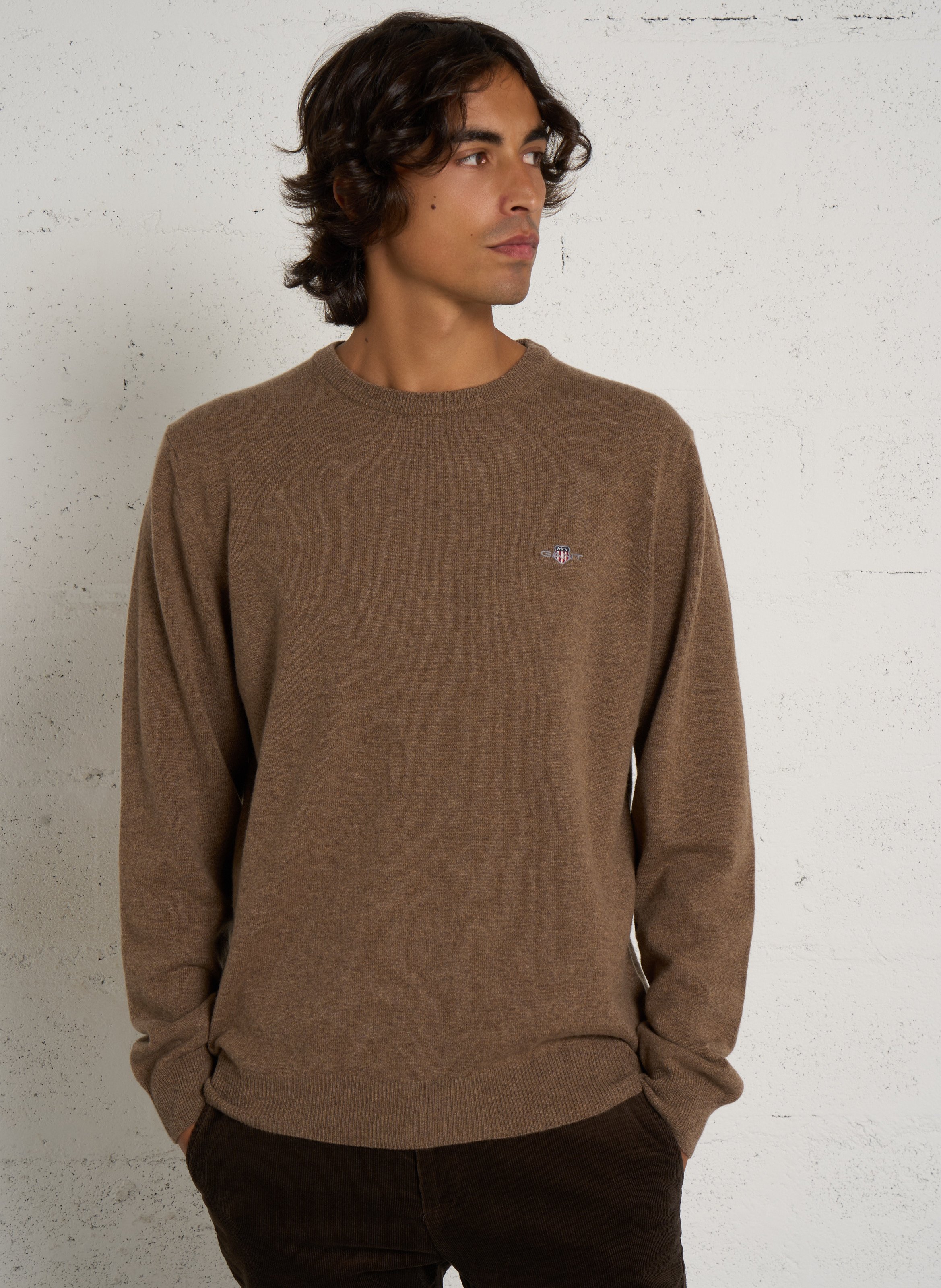 Pull col rond en laine GANT