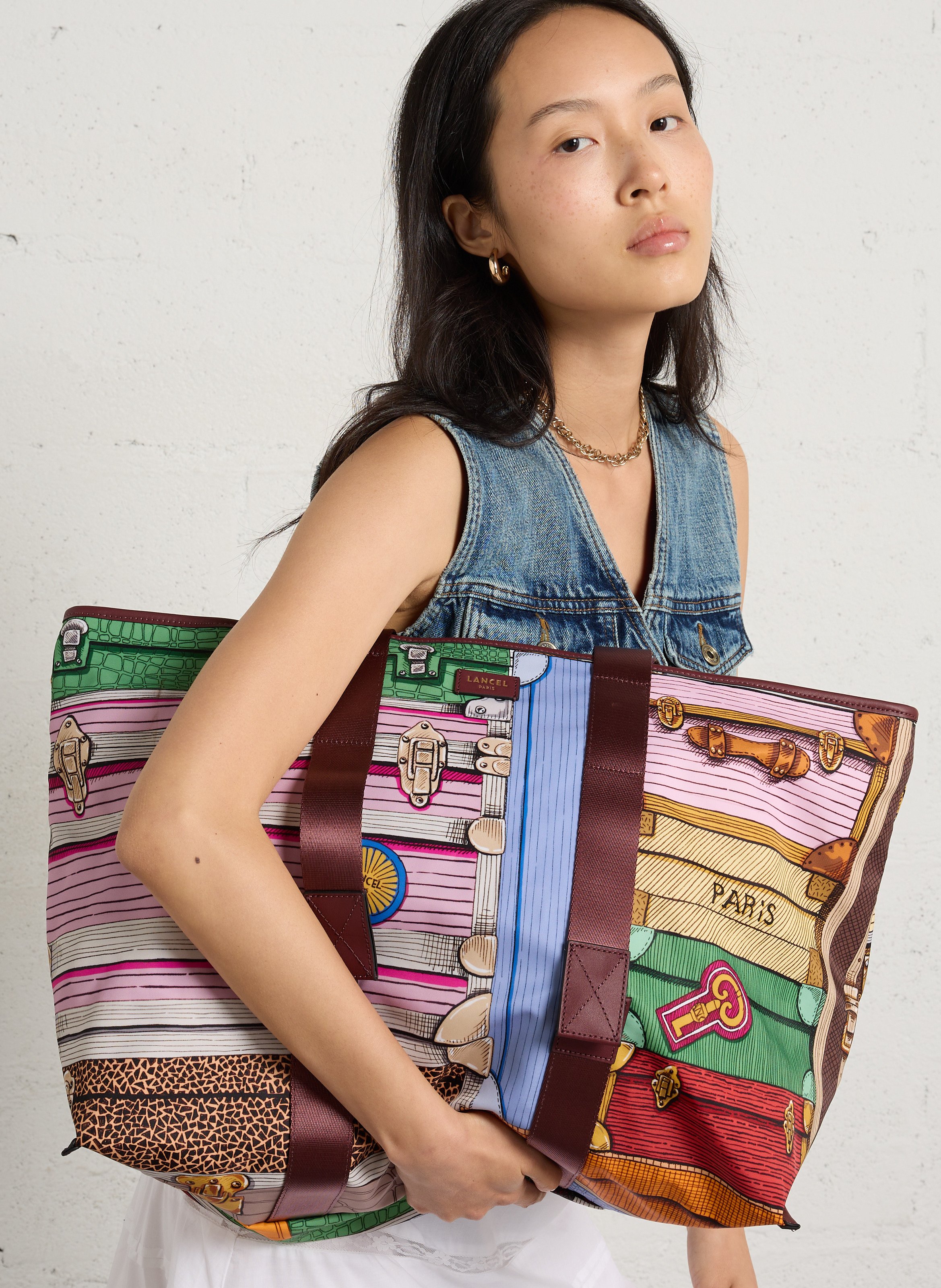 Shopper mit Print LANCEL Mehrfarbig