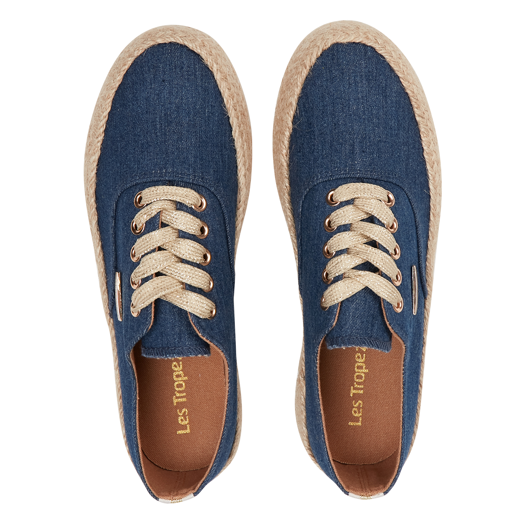 Espadrille-style low-top flatform sneakers LES TROPEZIENNES PAR M.BELARBI White