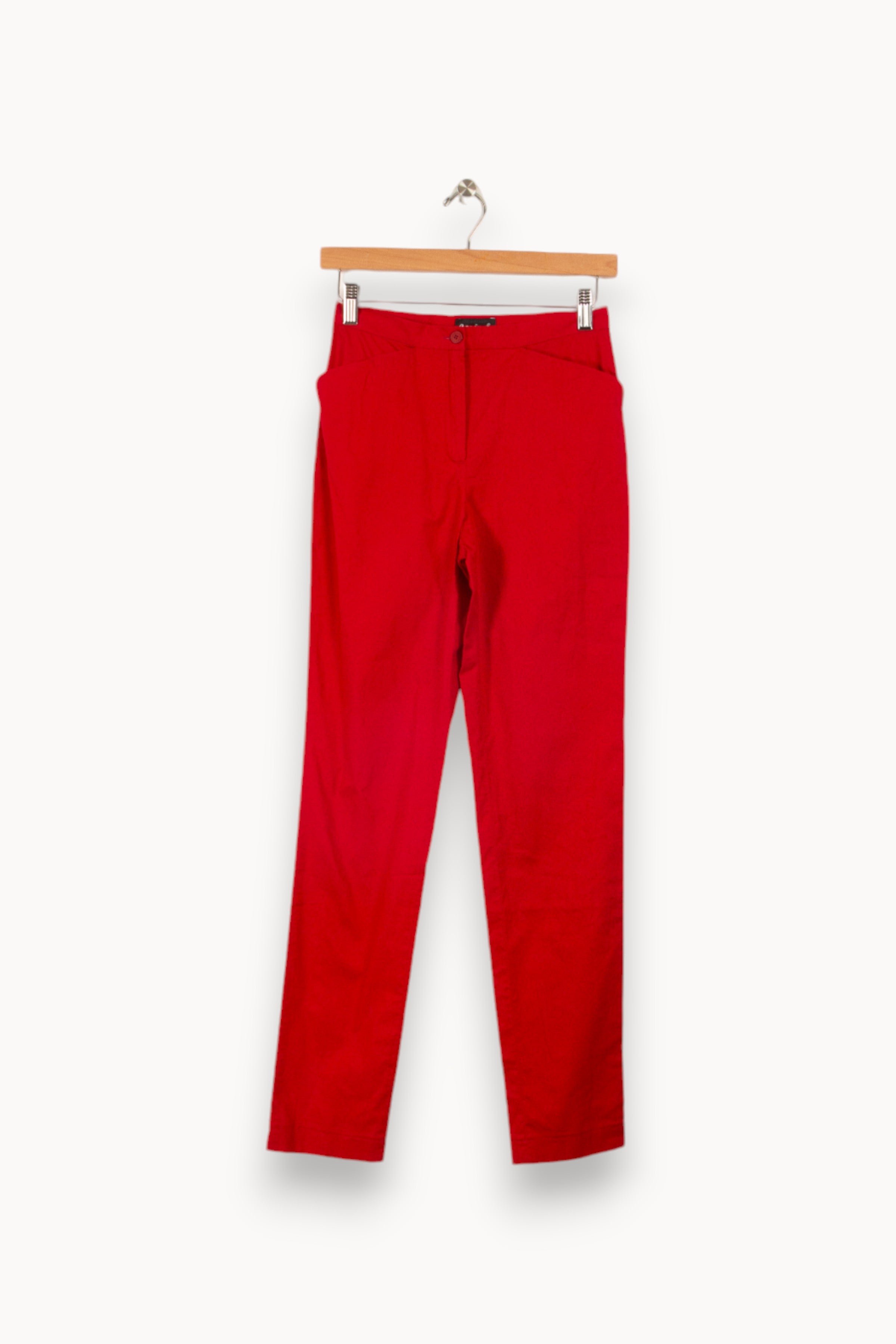 Red pants AGNES B. - Seconde Main Red