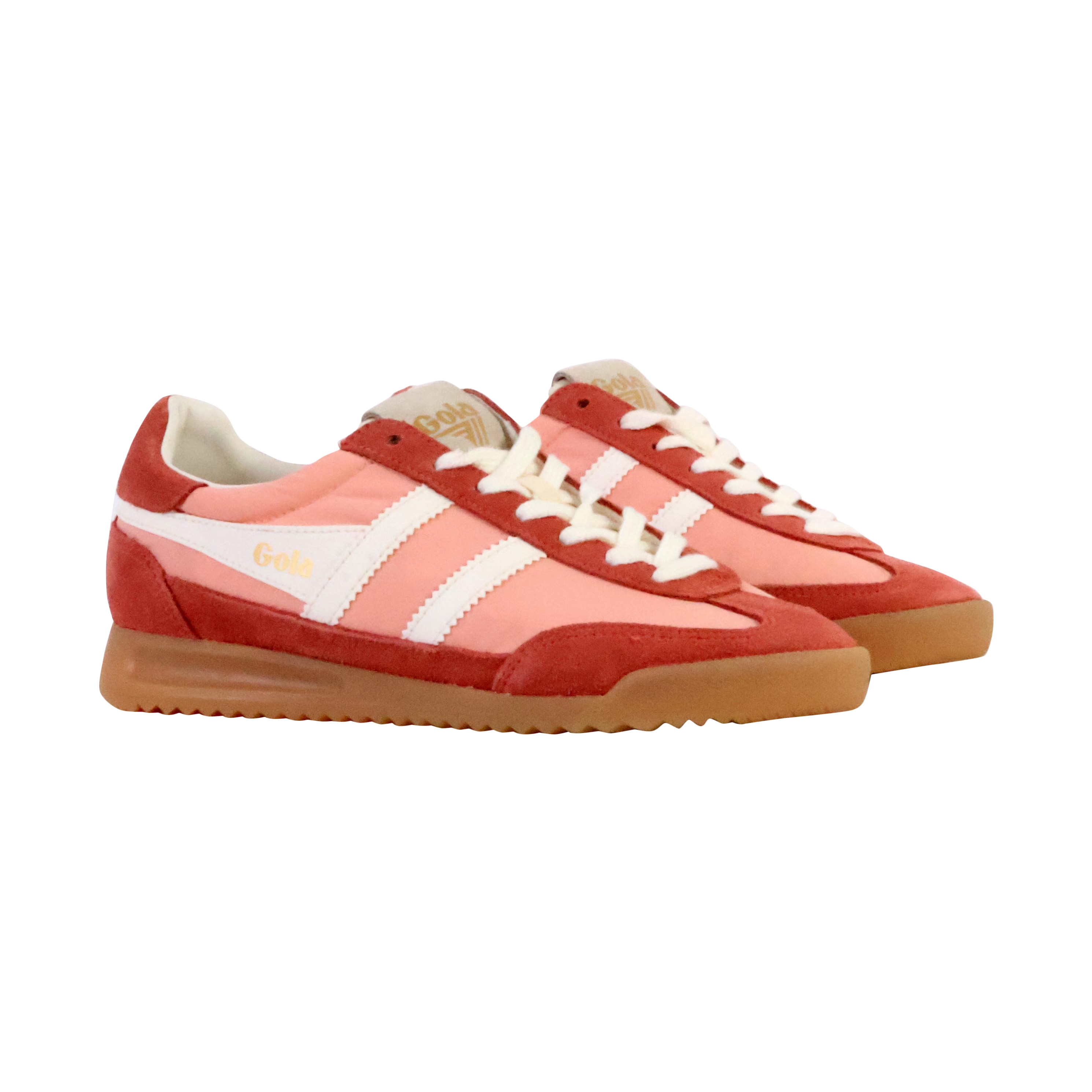 Firefly leather sneakers GOLA Orange