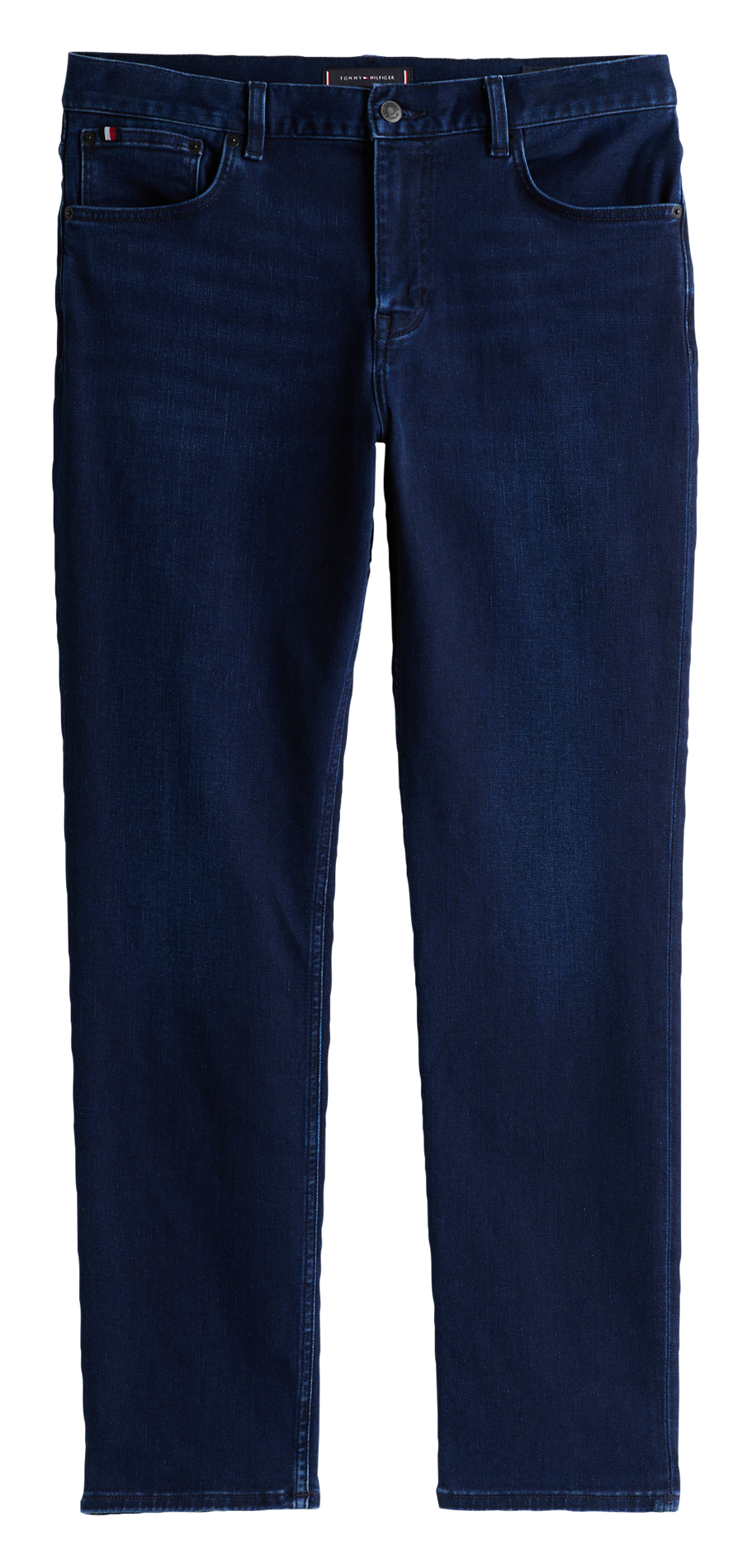 Cotton-blend straight jeans TOMMY HILFIGER Blue