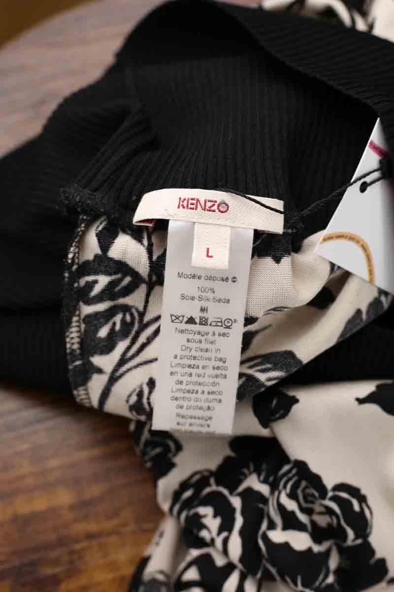 Silk skirt KENZO - SECONDE MAIN Black