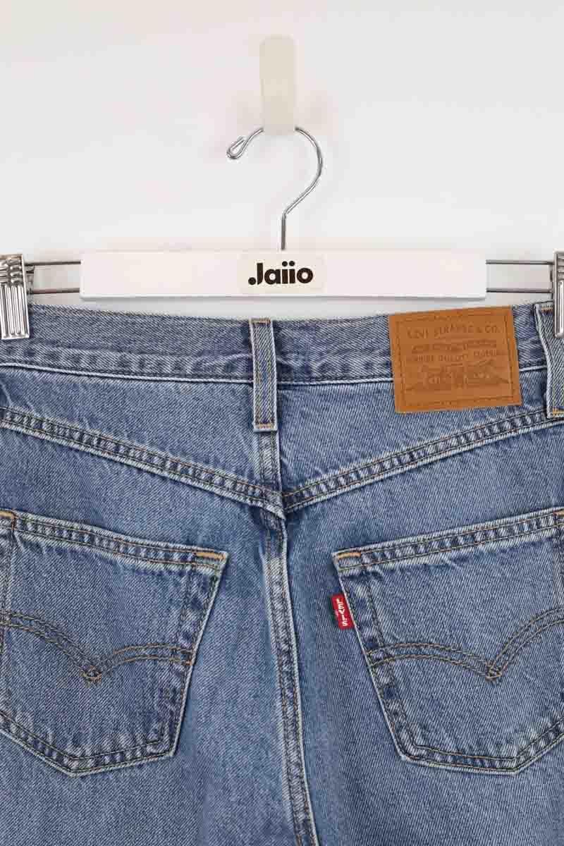 Cotton straight jeans LEVI'S - Seconde main Blue