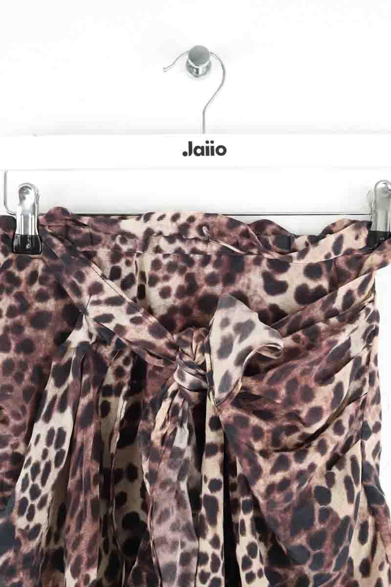 Silk mini-skirt ISABEL MARANT ÉTOILE - SECONDE MAIN Brown