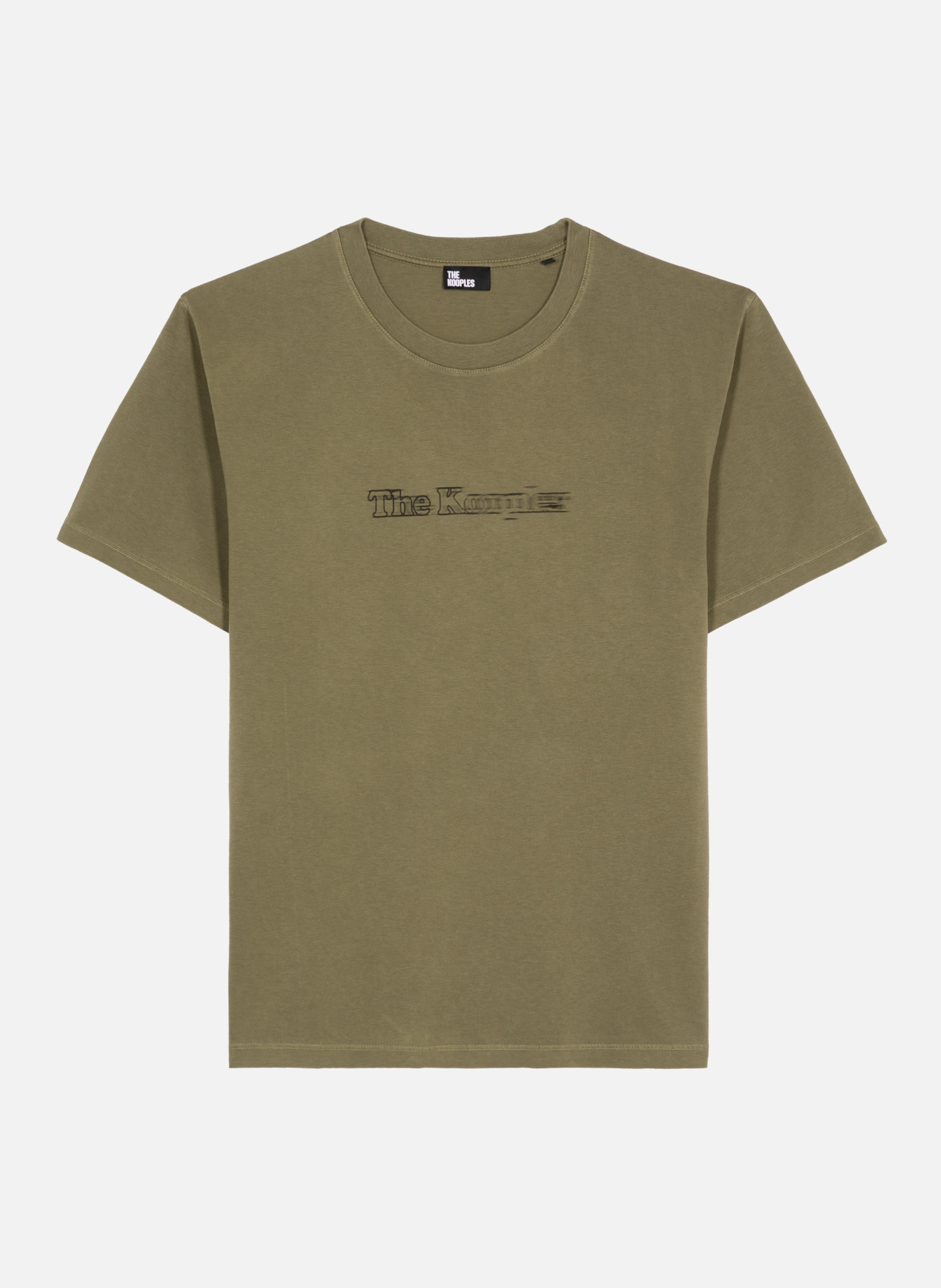 T-shirt with vintage logo effect THE KOOPLES Green