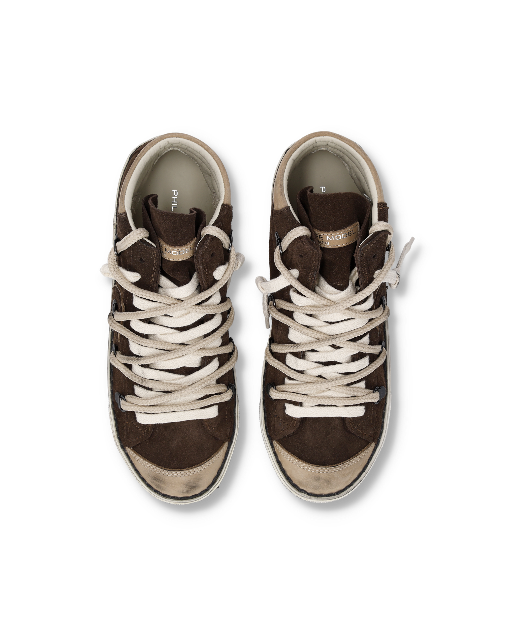 Tennis sneakers. PHILIPPE MODEL Brown