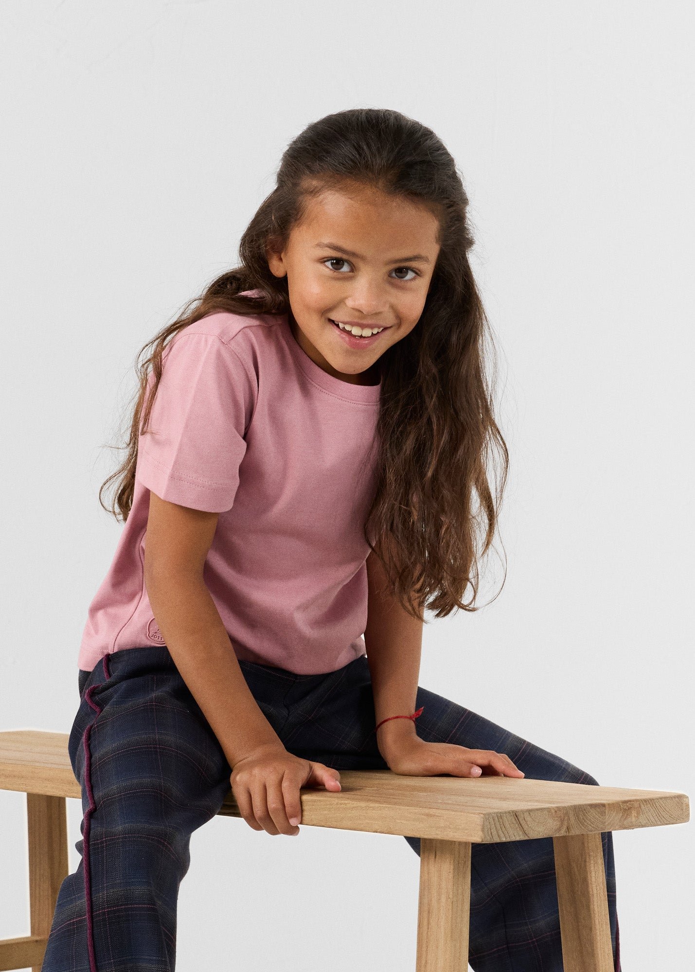 Round neck children's T-shirt pio JOTT Pink