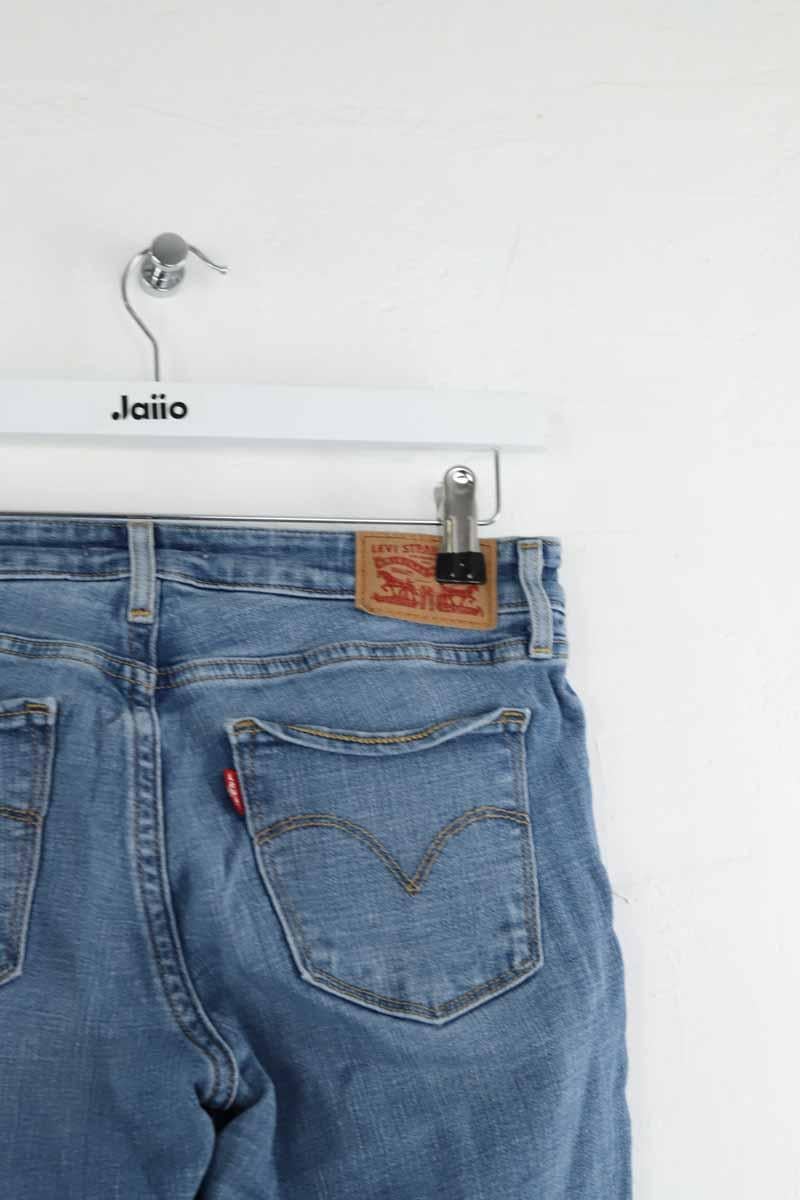 Slim-fit stretch cotton jeans with regular waist LEVI'S - Seconde main Blue