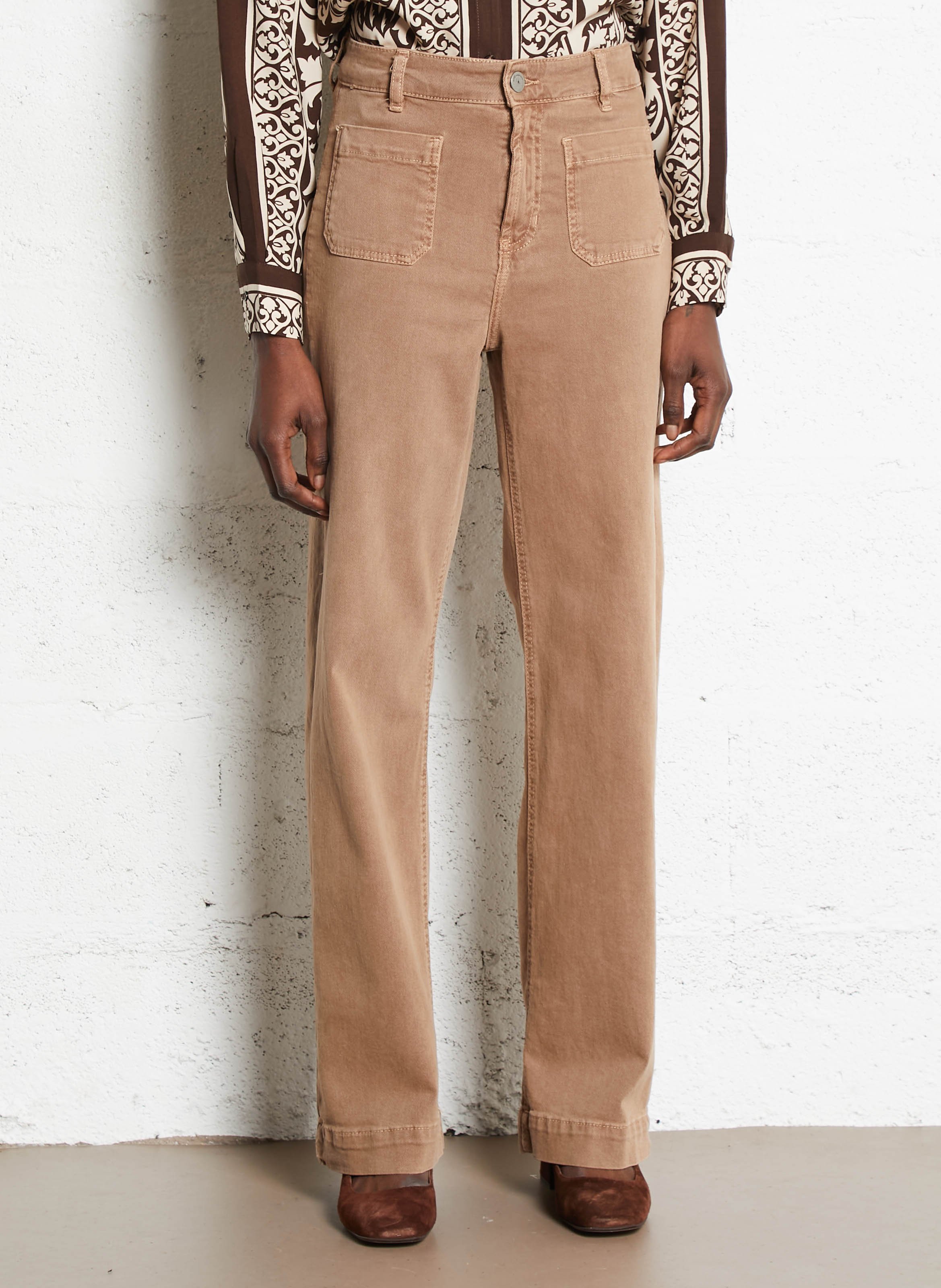 Jean droit SUD EXPRESS Beige