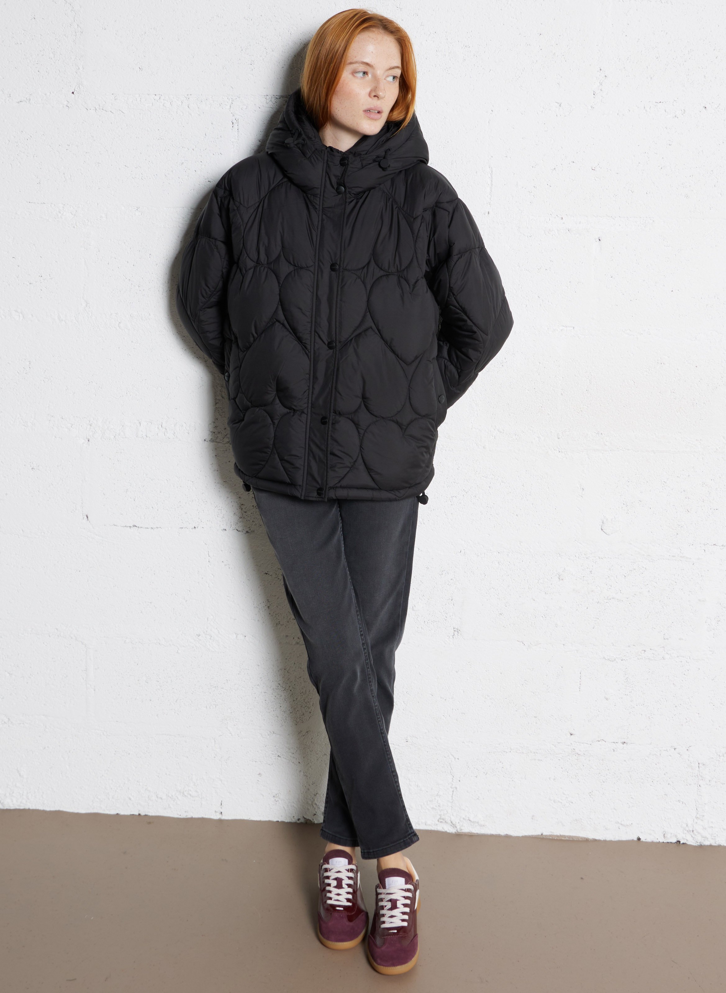 Cotton-blend boyfit jeans SUD EXPRESS Black