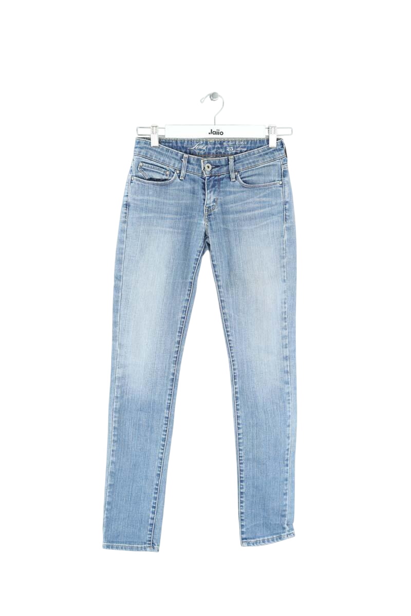Cotton straight jeans LEVI'S - Seconde main Blue