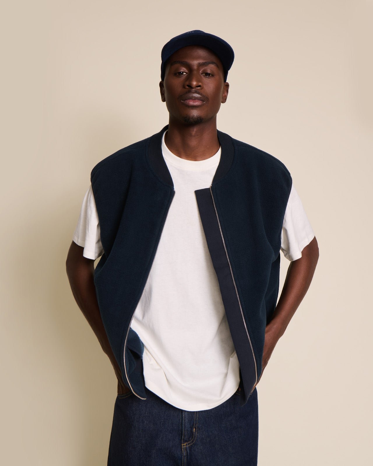 La veste vicente en polaire recyclée EMOI EMOI Bleu