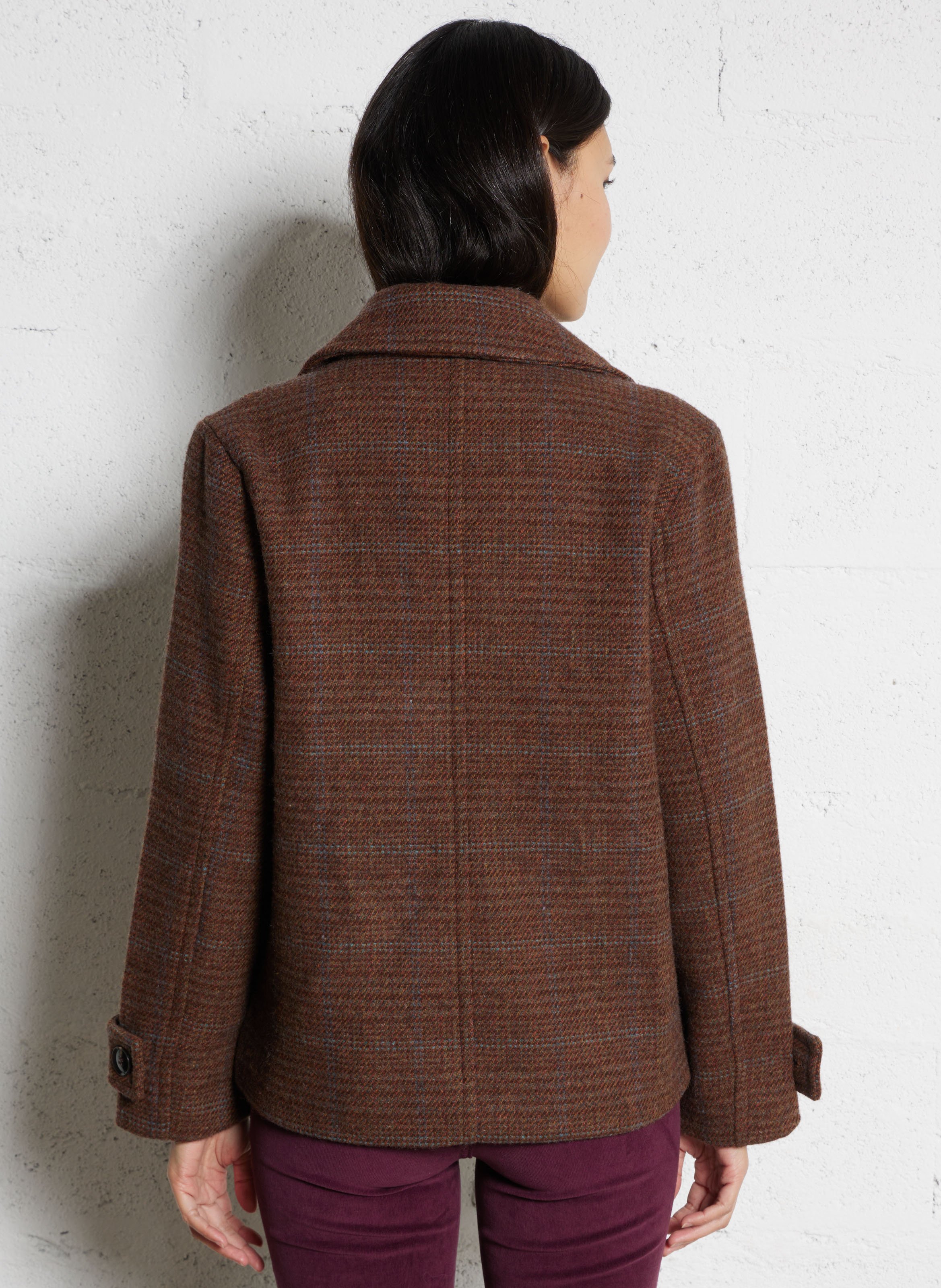 Caban droit col à revers LA PETITE ETOILE Multicolore