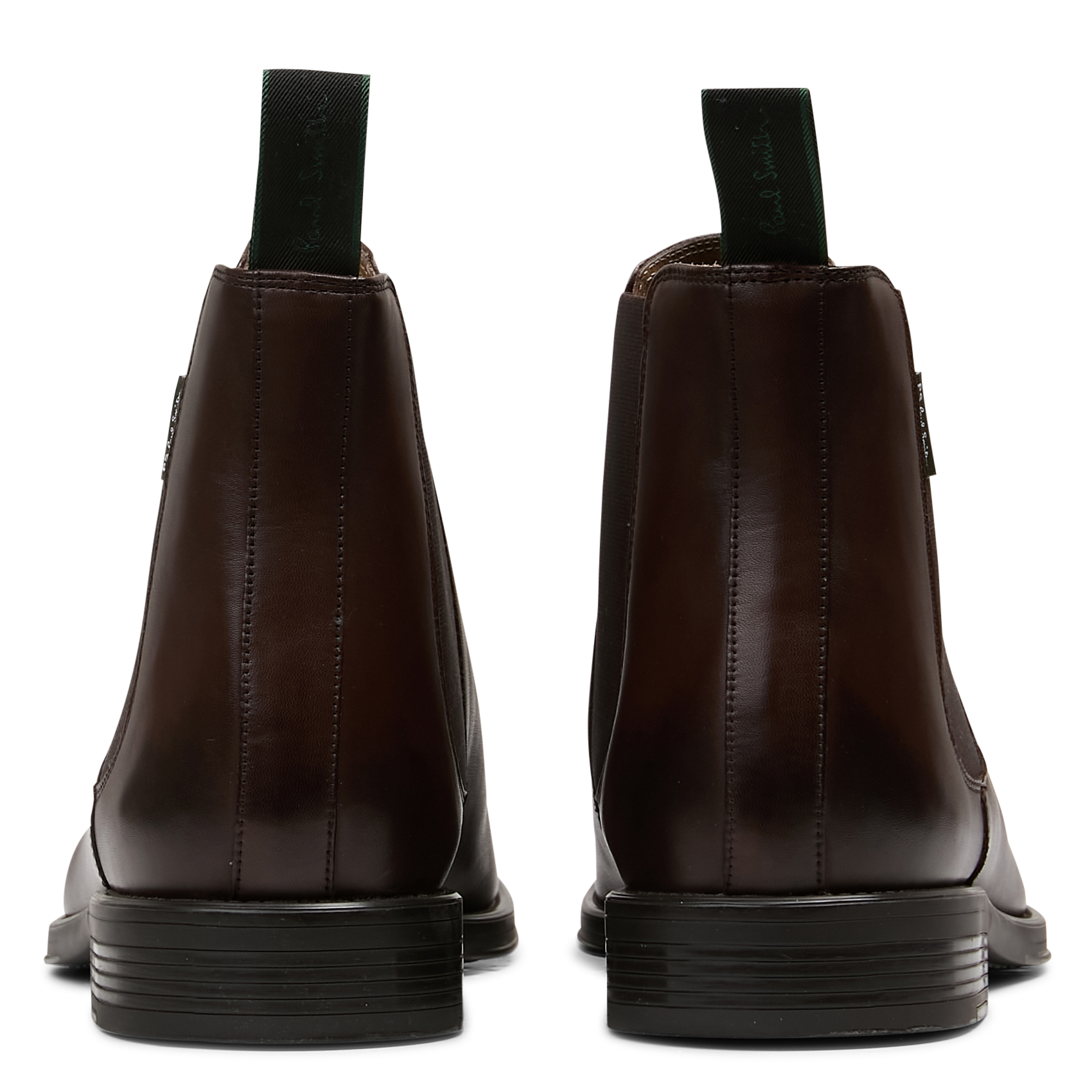 Mixed leather mid-calf boots PAUL SMITH Brown