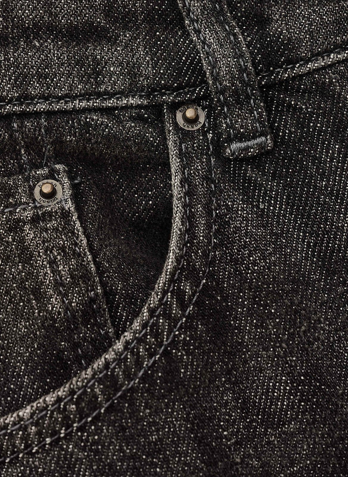 Jean flare en coton bio BA&SH Noir