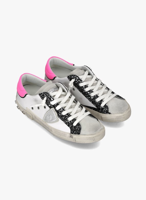 Philippe Model Sneakers PRSX Uomo - Colore Bianco/Grigio - Taglia 40 EU - Made In Italy