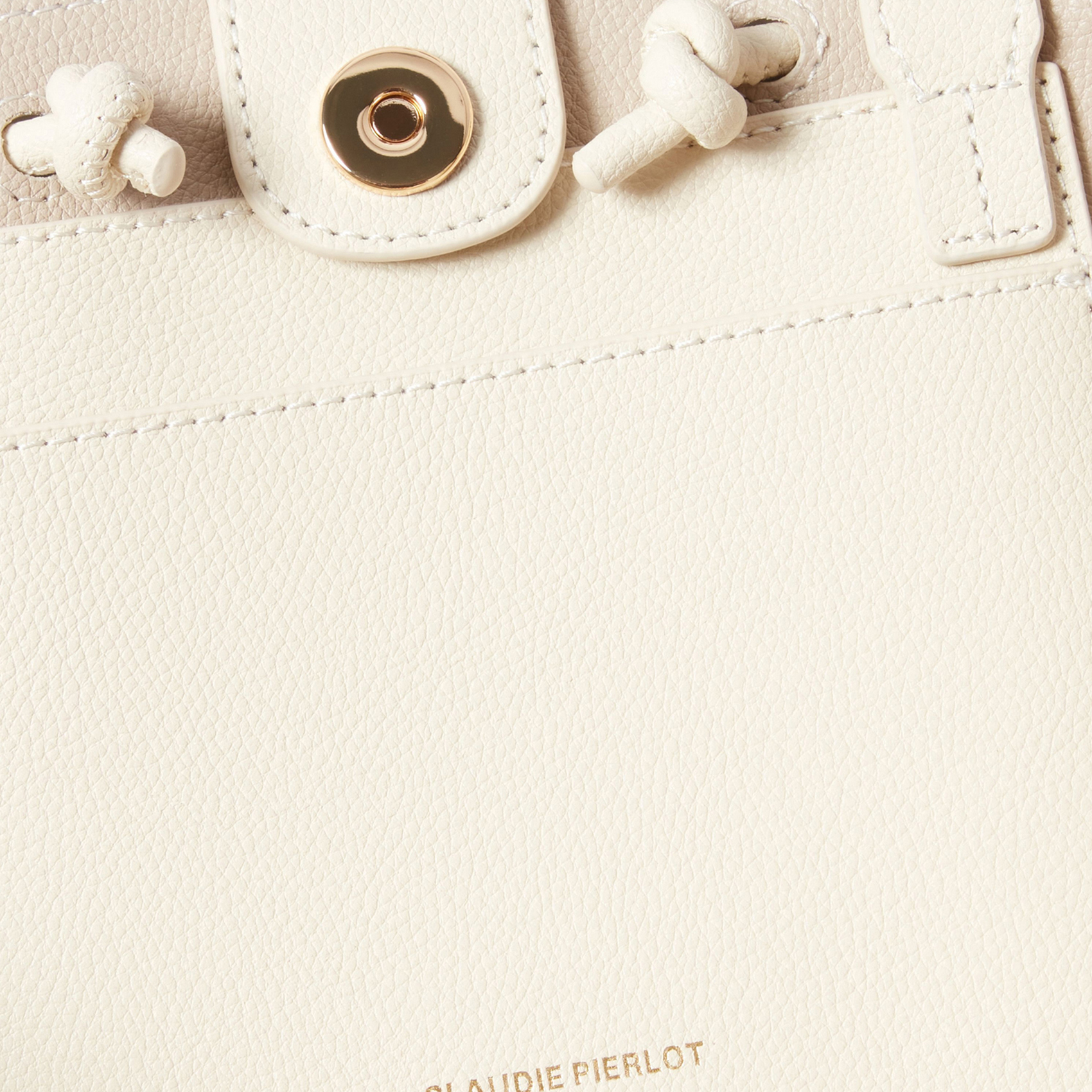 Billy L leather bag  CLAUDIE PIERLOT Beige