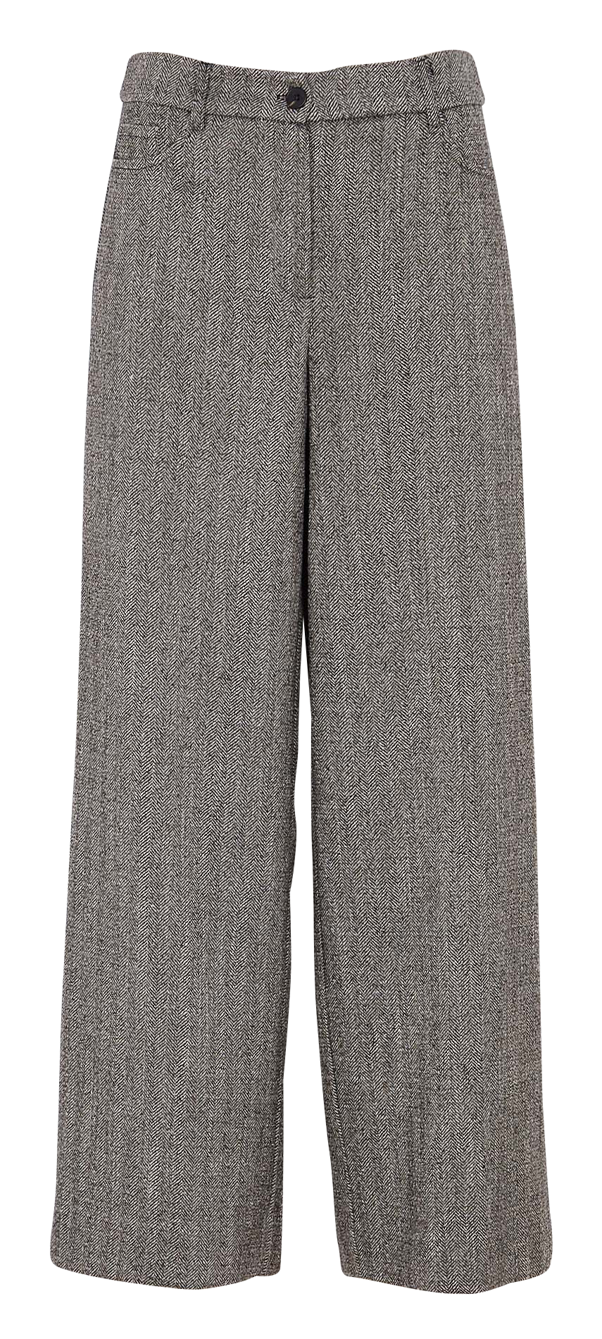 Pantalon large chevrons LA FEE MARABOUTEE Noir